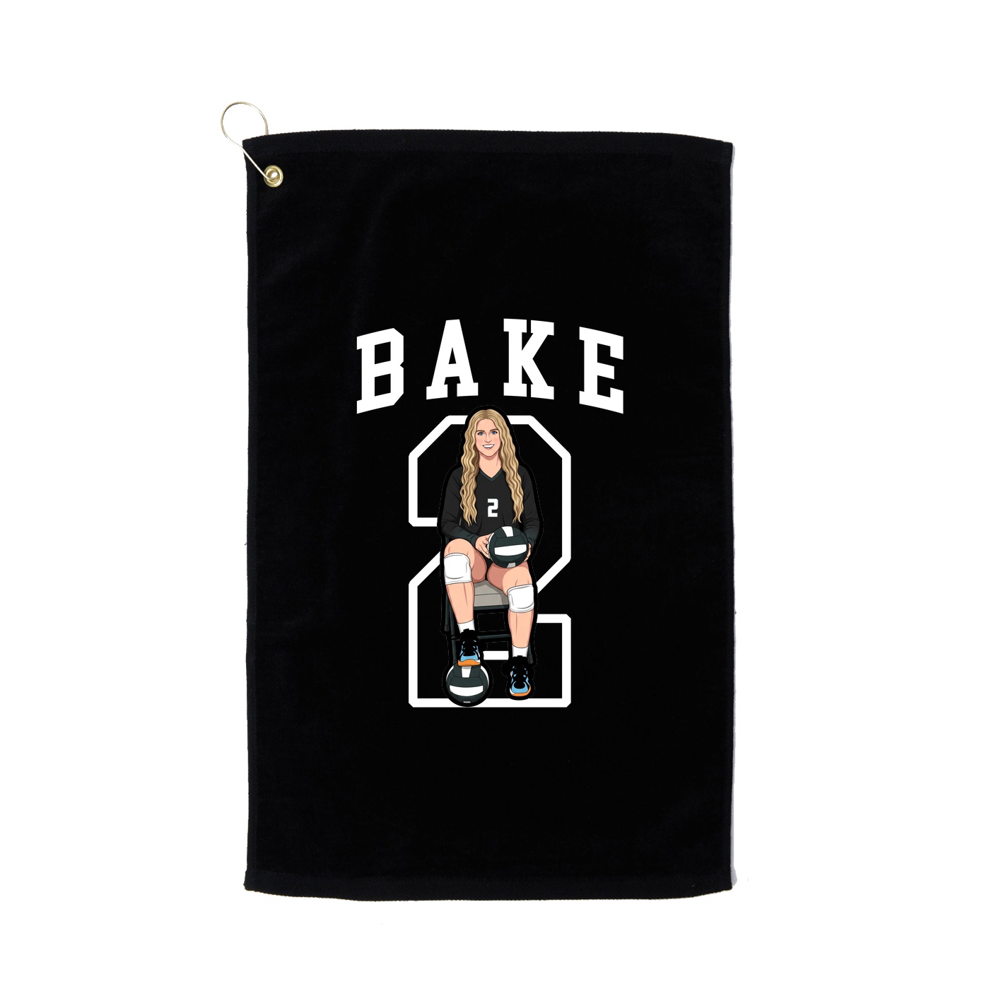 Golf Towel — Shirsey in Black
