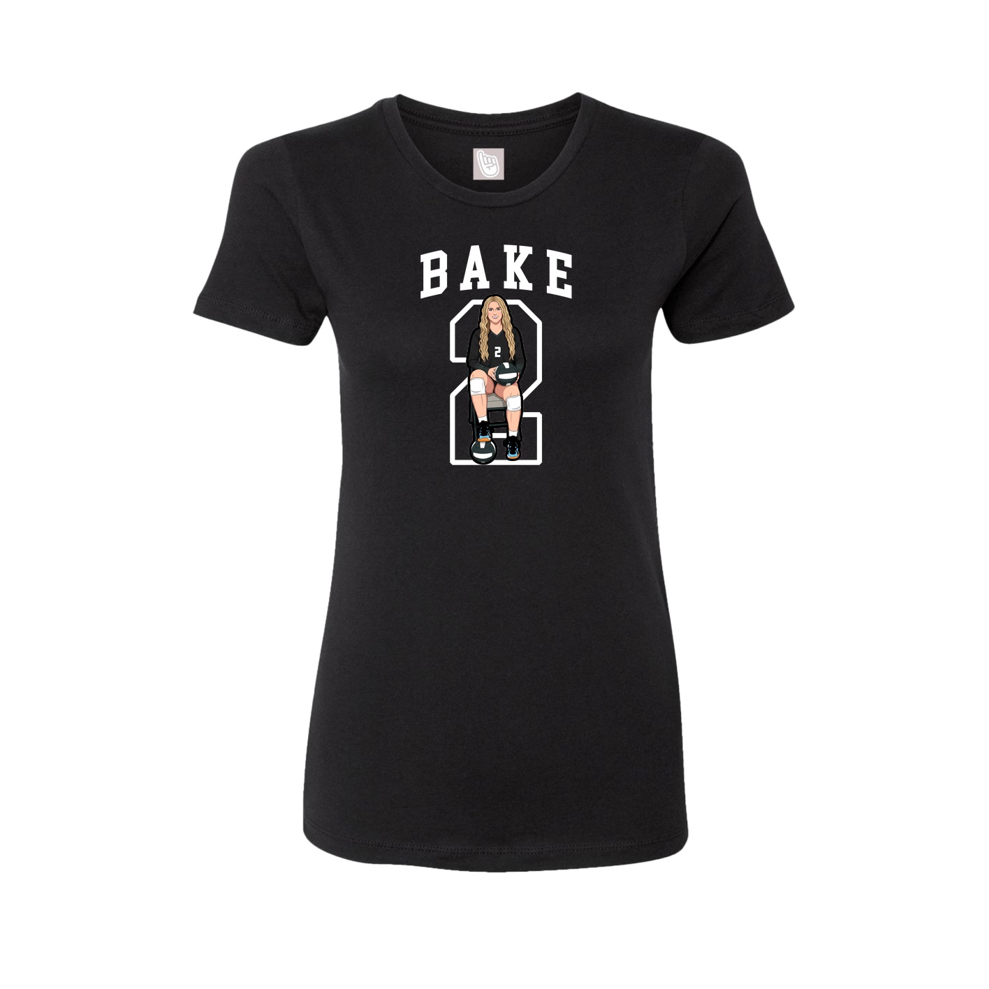 Fitted Women's Tee — Shirsey in Black