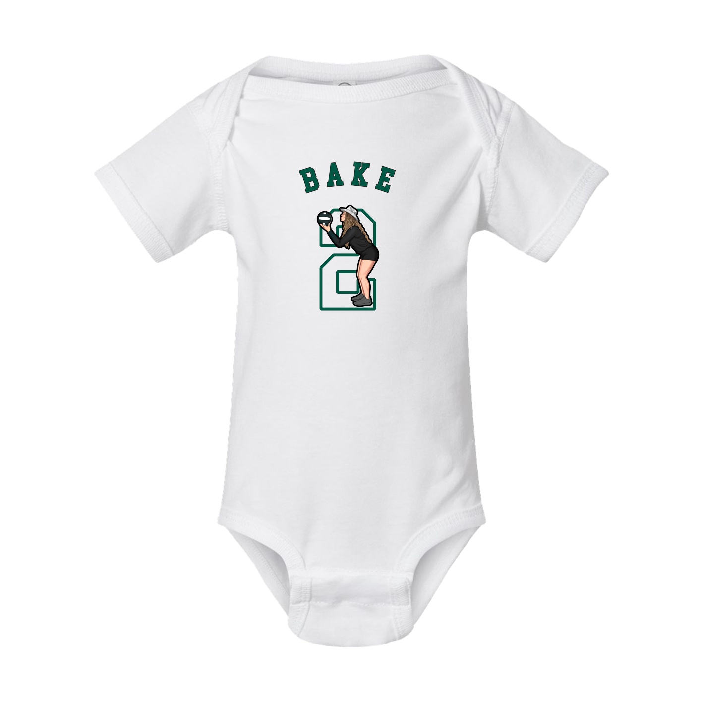 Baby Onesie — Shirsey Arch in White