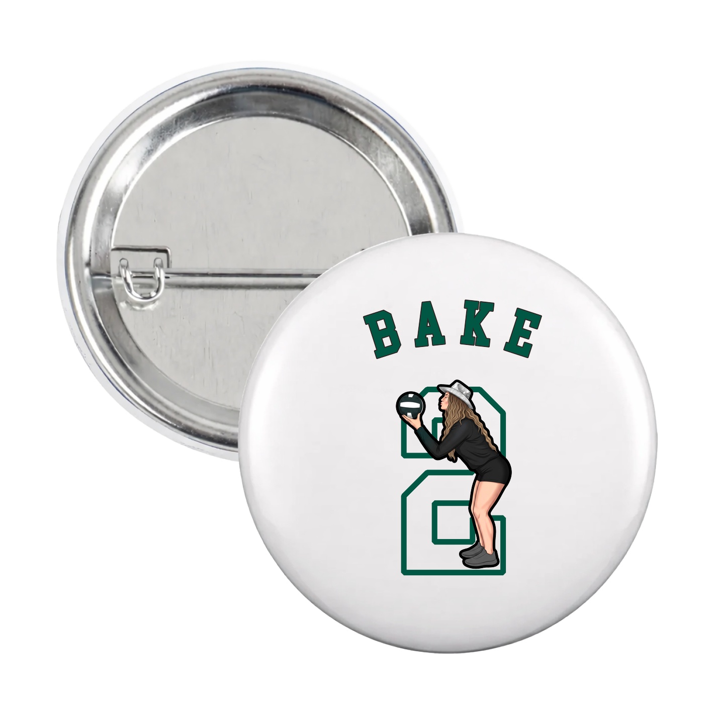 Game Day Button — Shirsey Arch in White