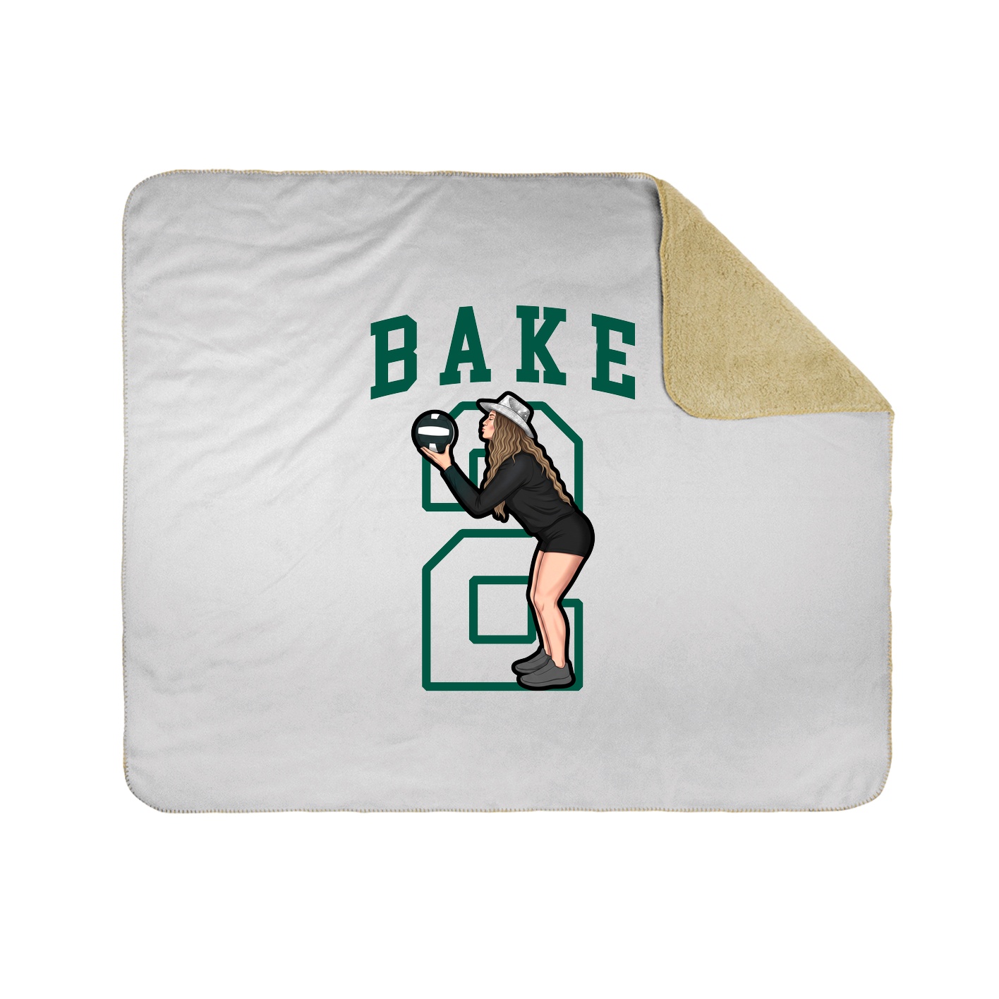 Throw Blanket — Shirsey in White