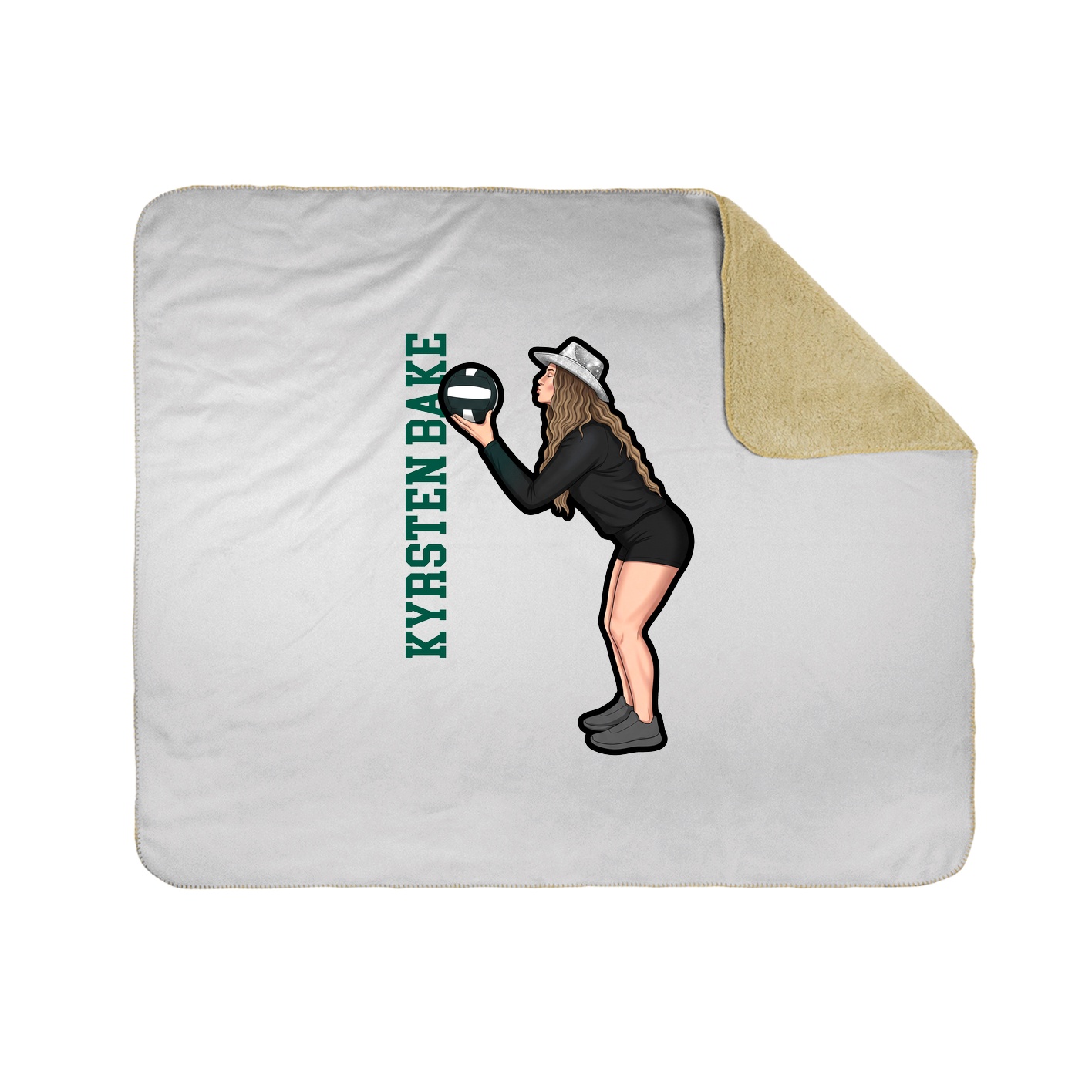 50x60 Sherpa Lined Throw Blanket