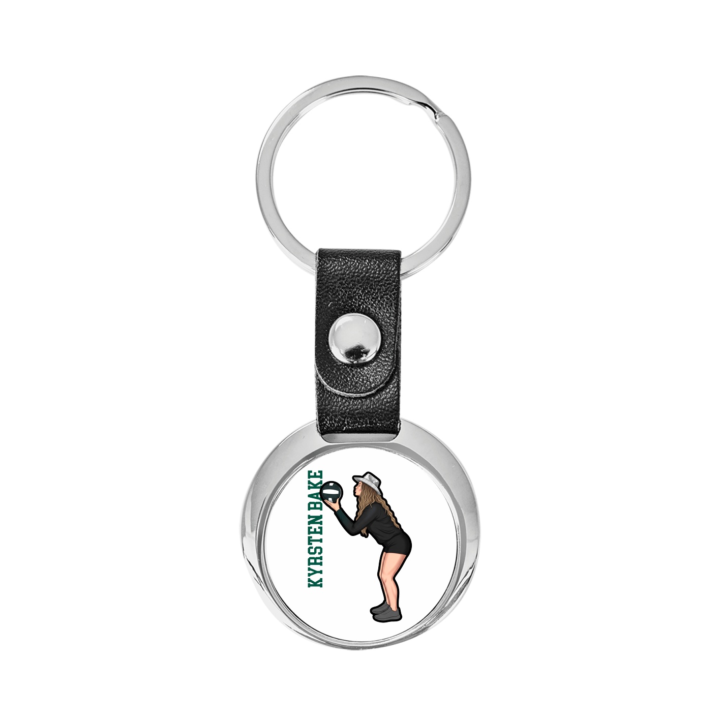 Key Chain — Name Vertical in Classic