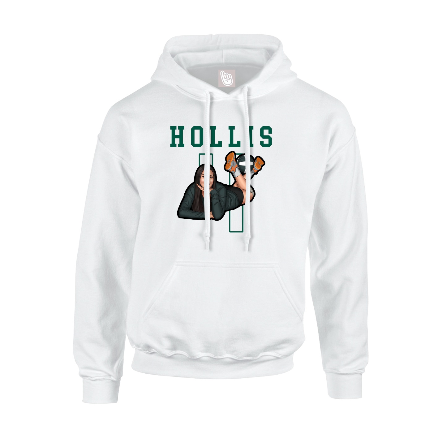 Youth Hoodie — Shirsey in White