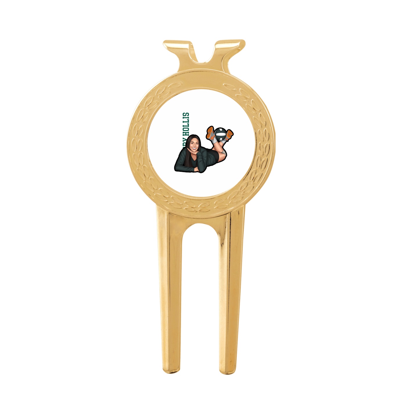 Divot Tool with Ball Marker — Name Vertical in Classic