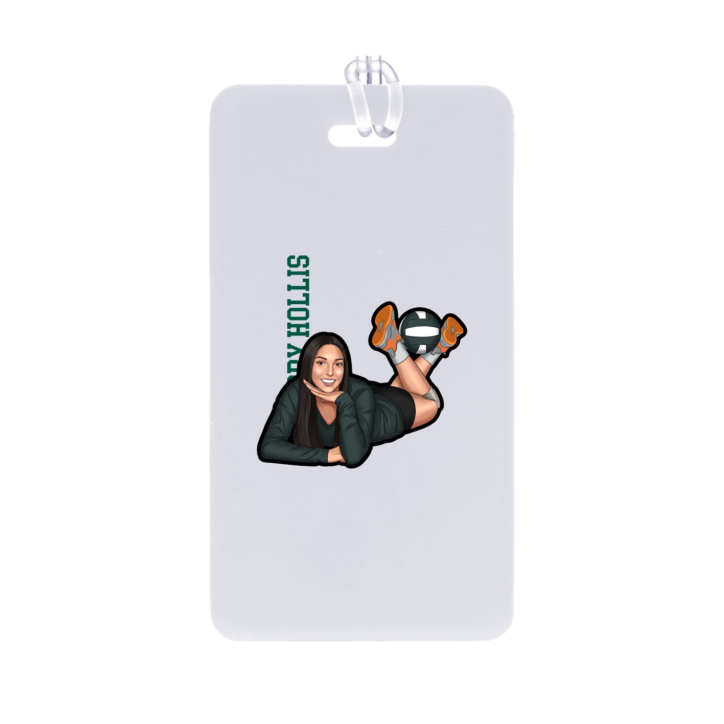 Bag Tag — Name Vertical in Classic