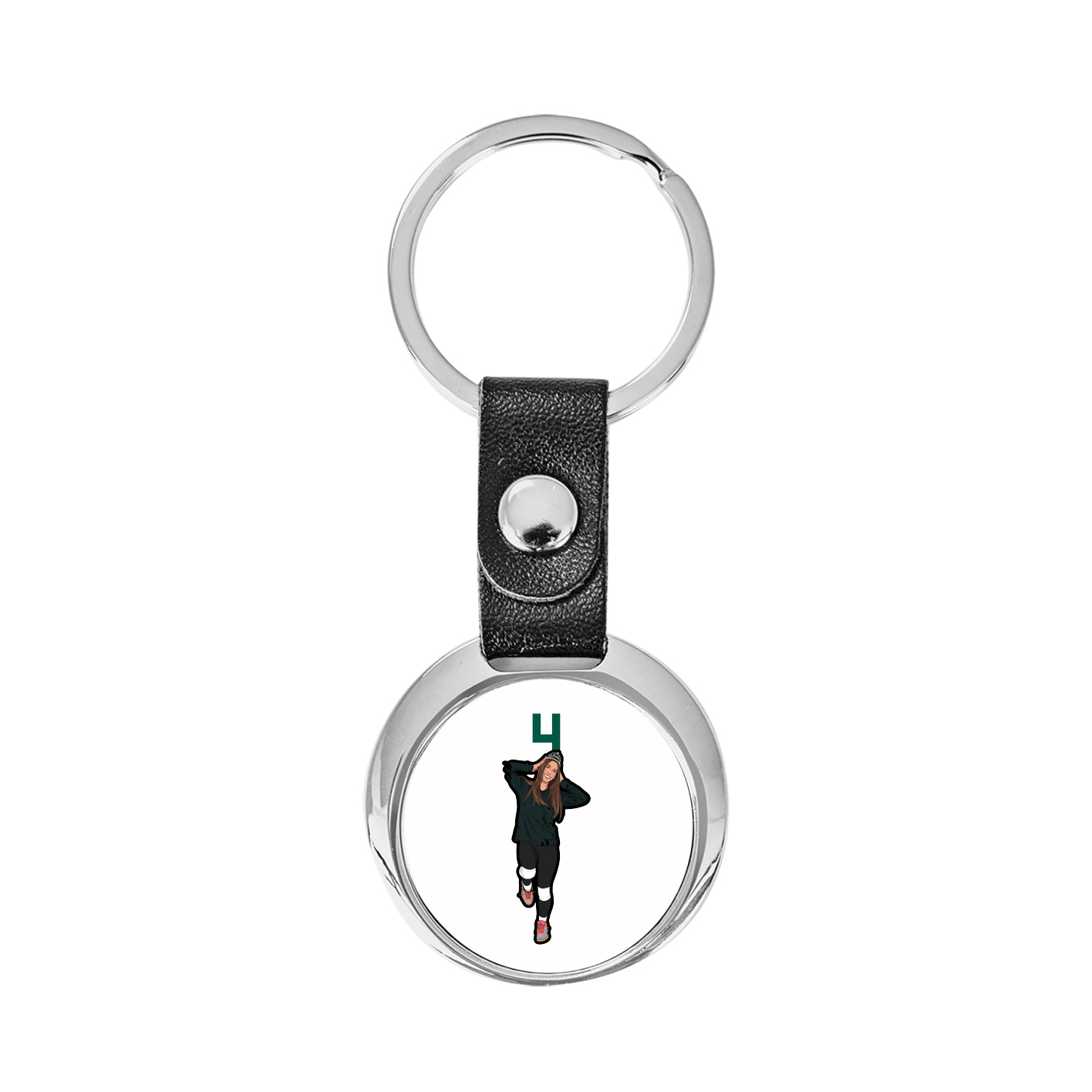 Key Chain — Number Top in Classic