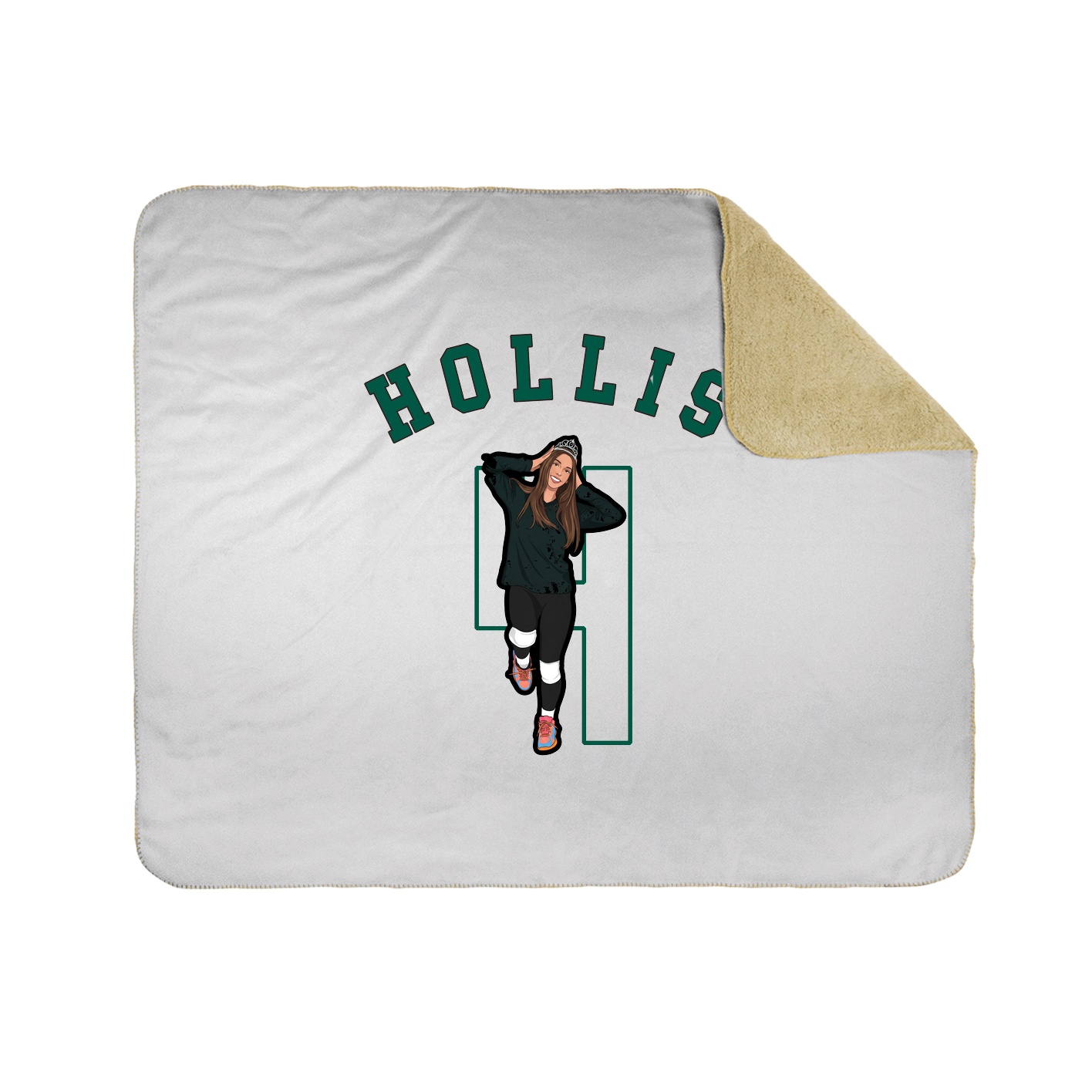 Throw Blanket — Shirsey Arch in White