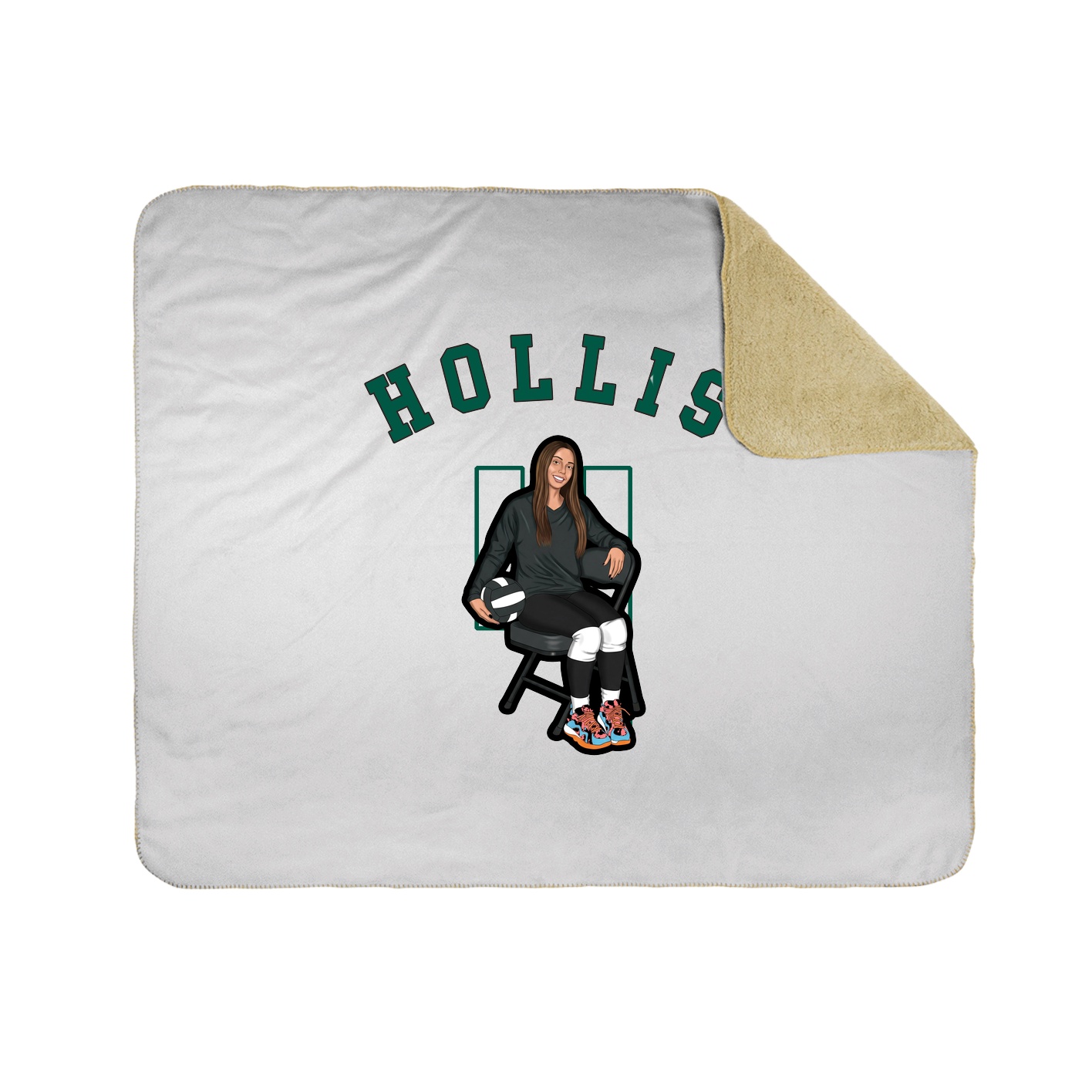Throw Blanket — Shirsey Arch in White