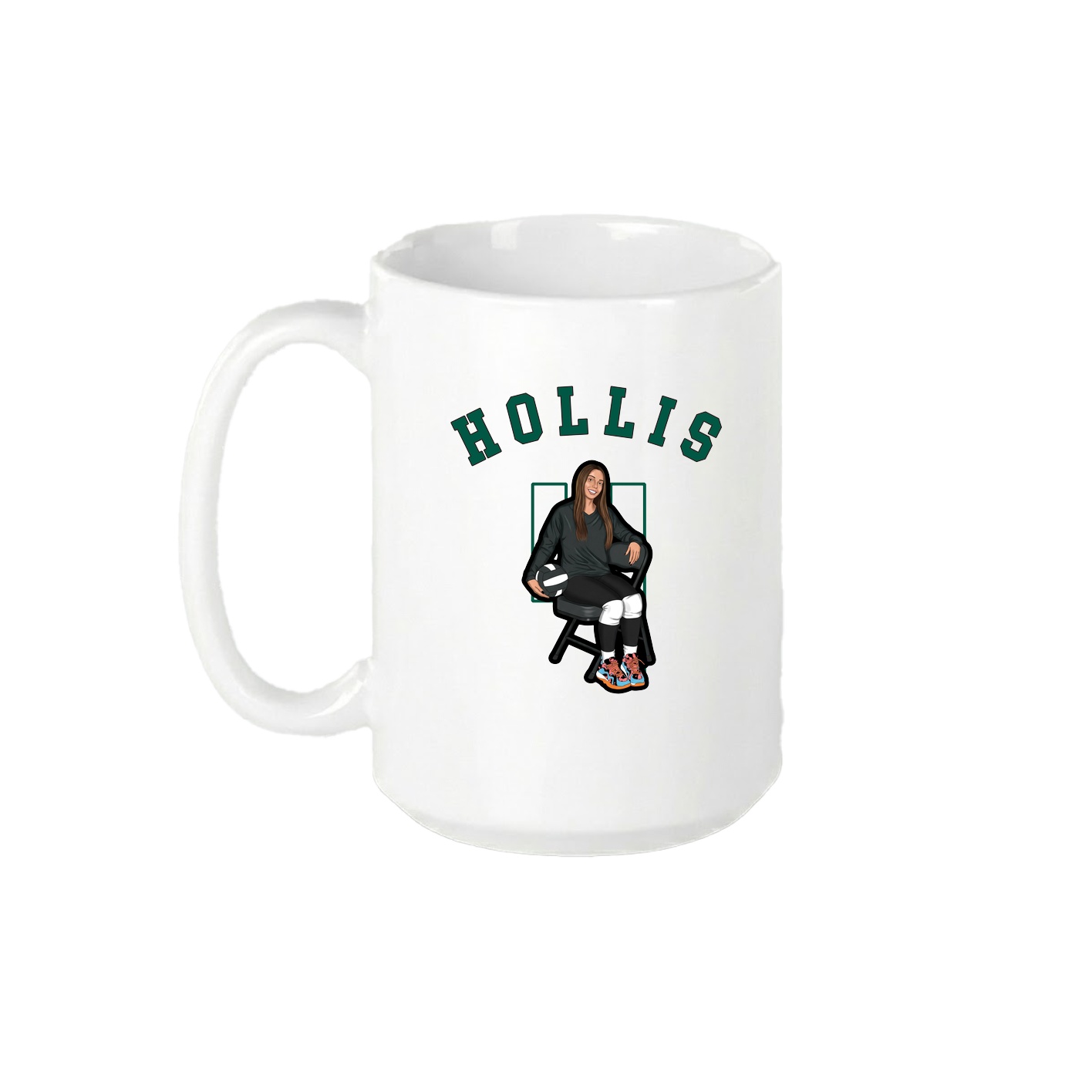 15oz Coffee Mug — Shirsey Arch in White