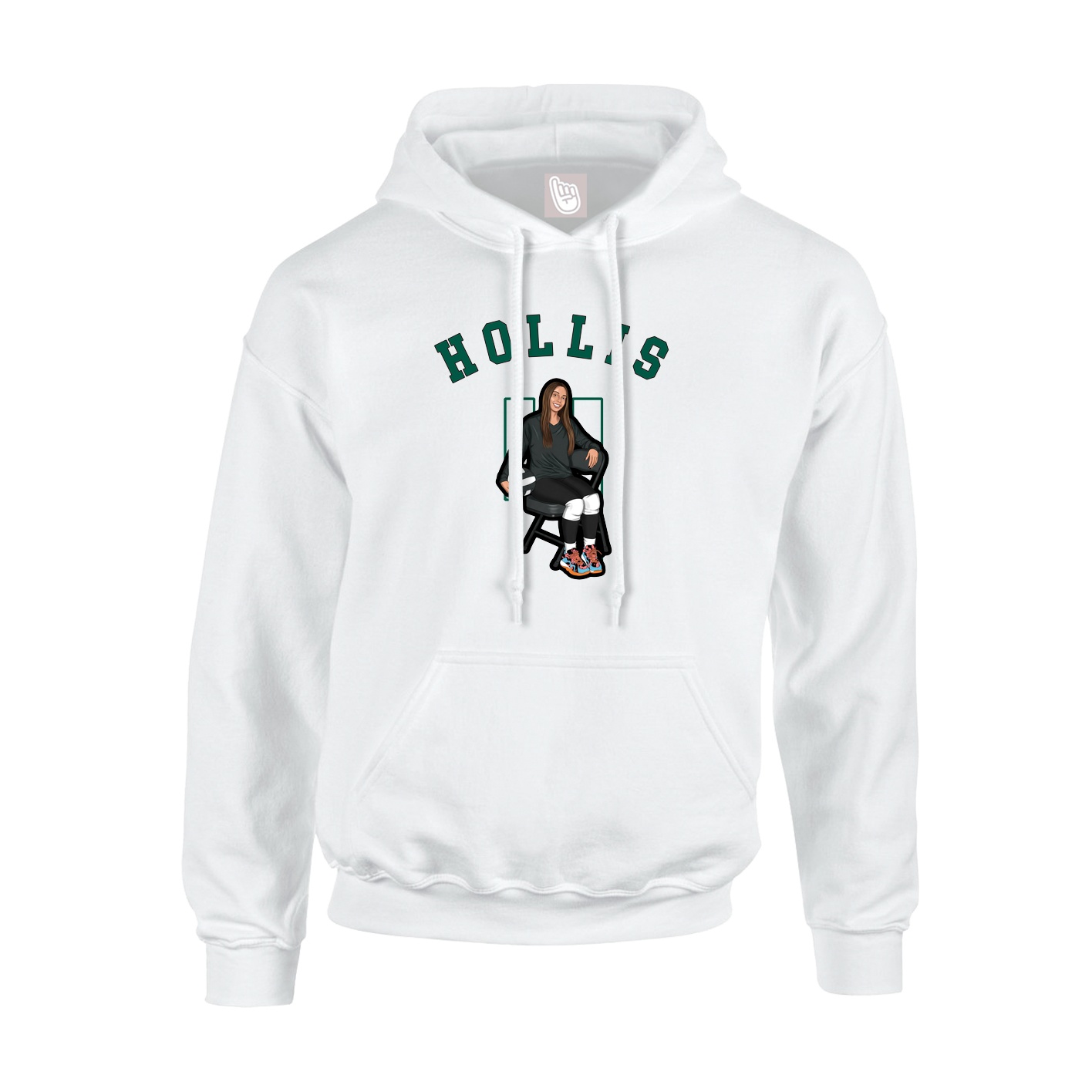 Hoodie — Shirsey Arch in White