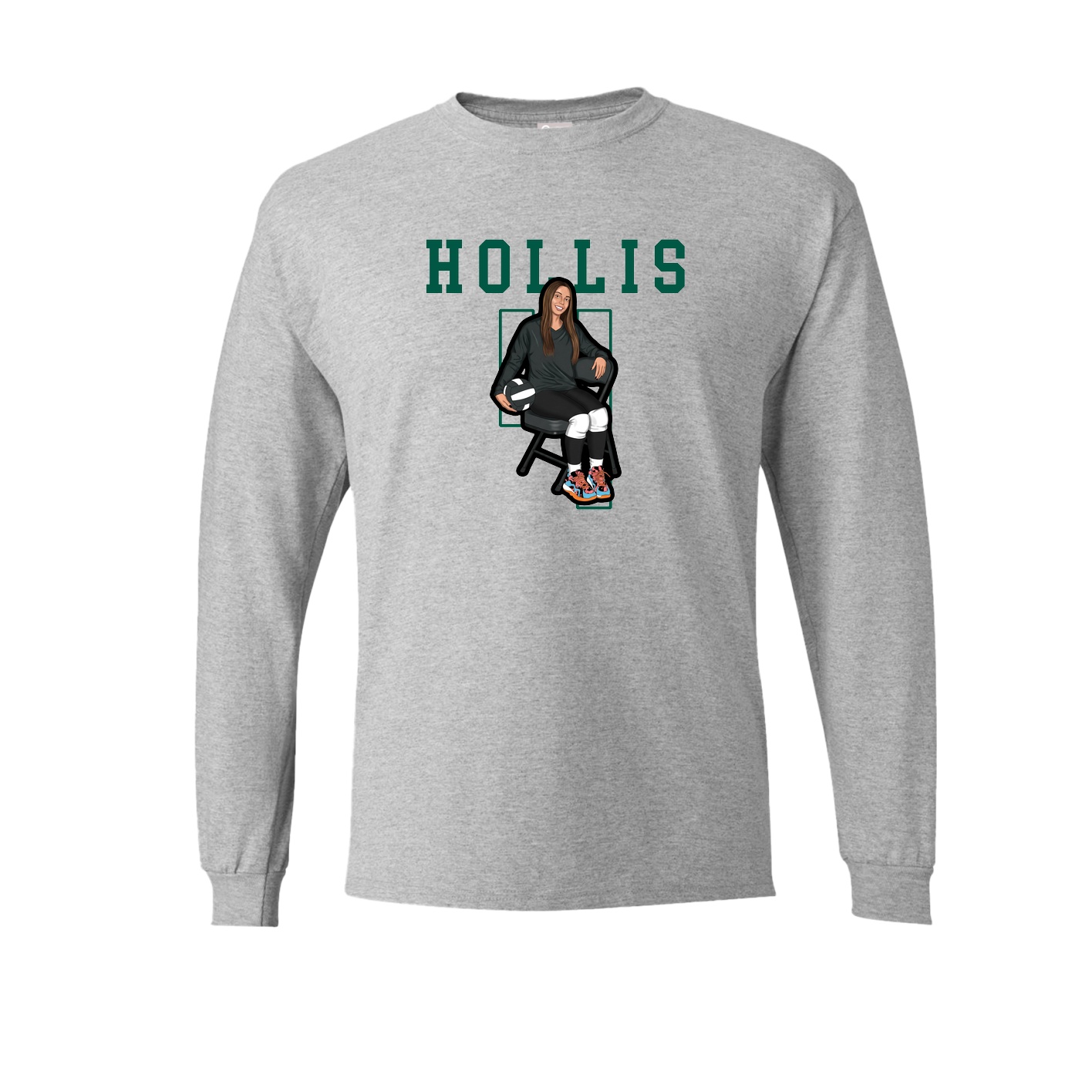 Long Sleeve Tee — Shirsey in Grey