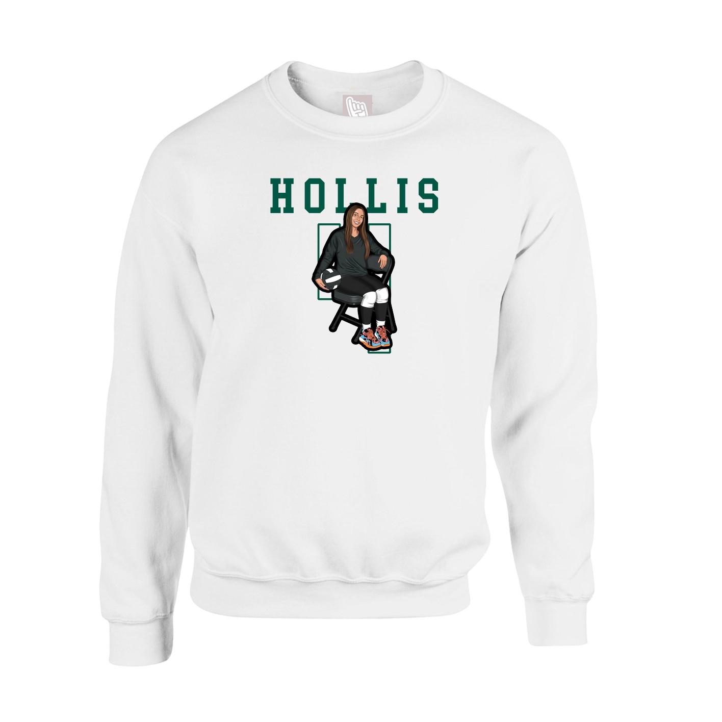 Fleece Crew — Shirsey in White
