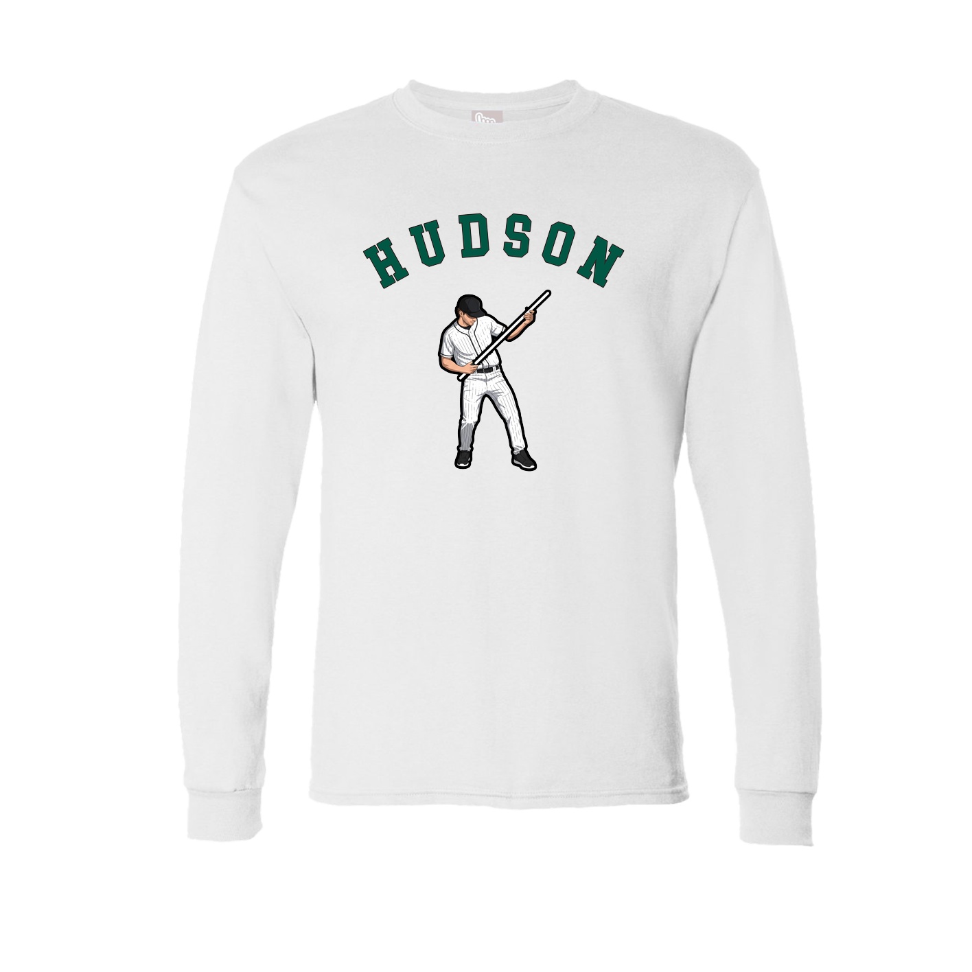 Long Sleeve Tee — Shirsey Arch in White