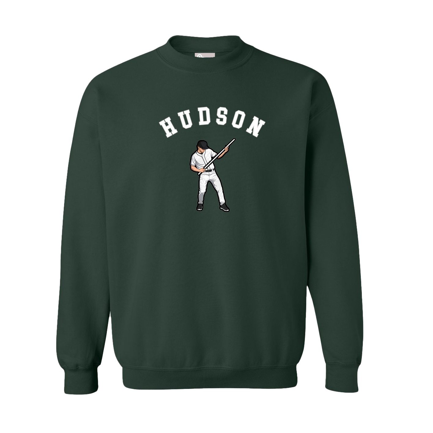 Fleece Crew — Shirsey Arch in Green