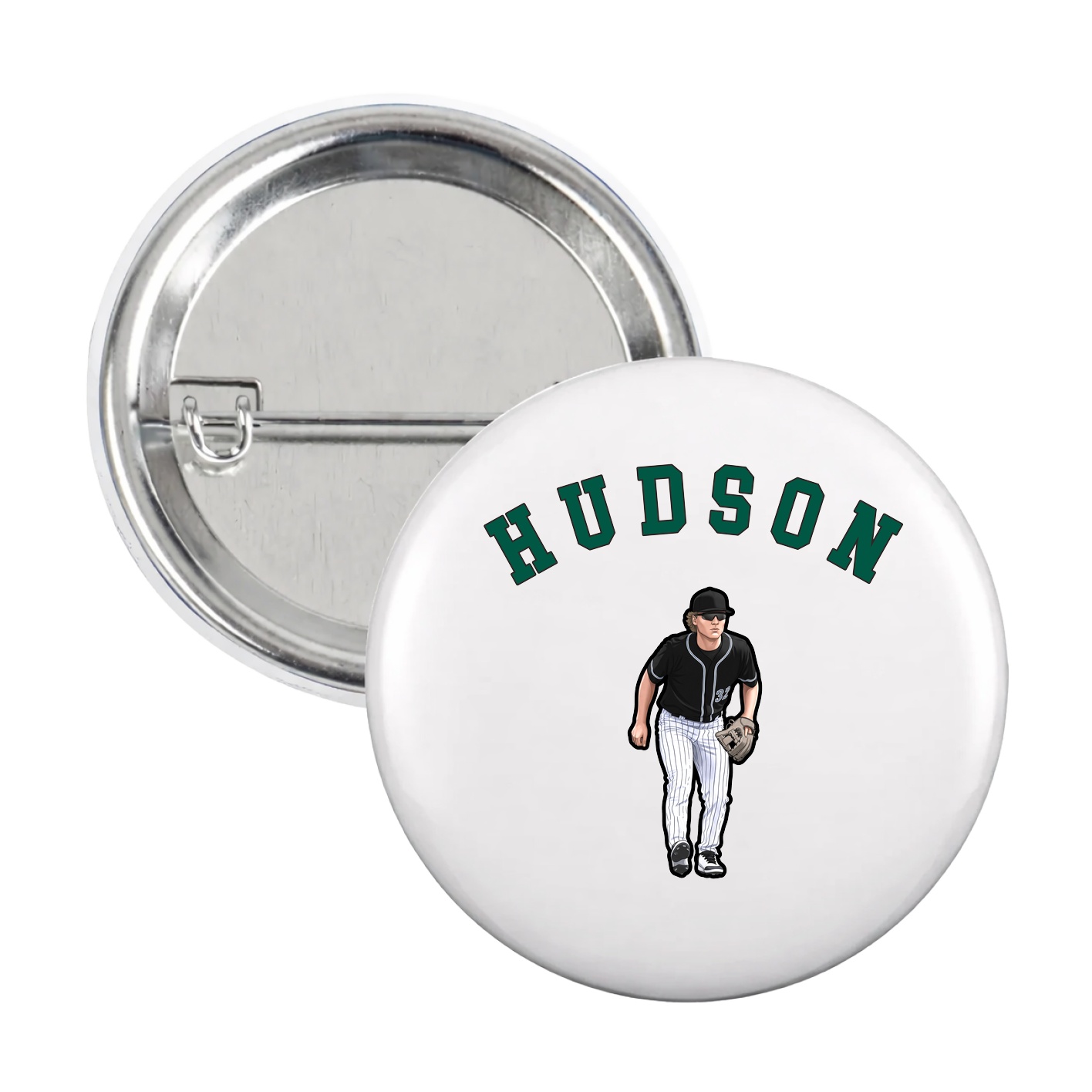 Game Day Button — Shirsey Arch in White