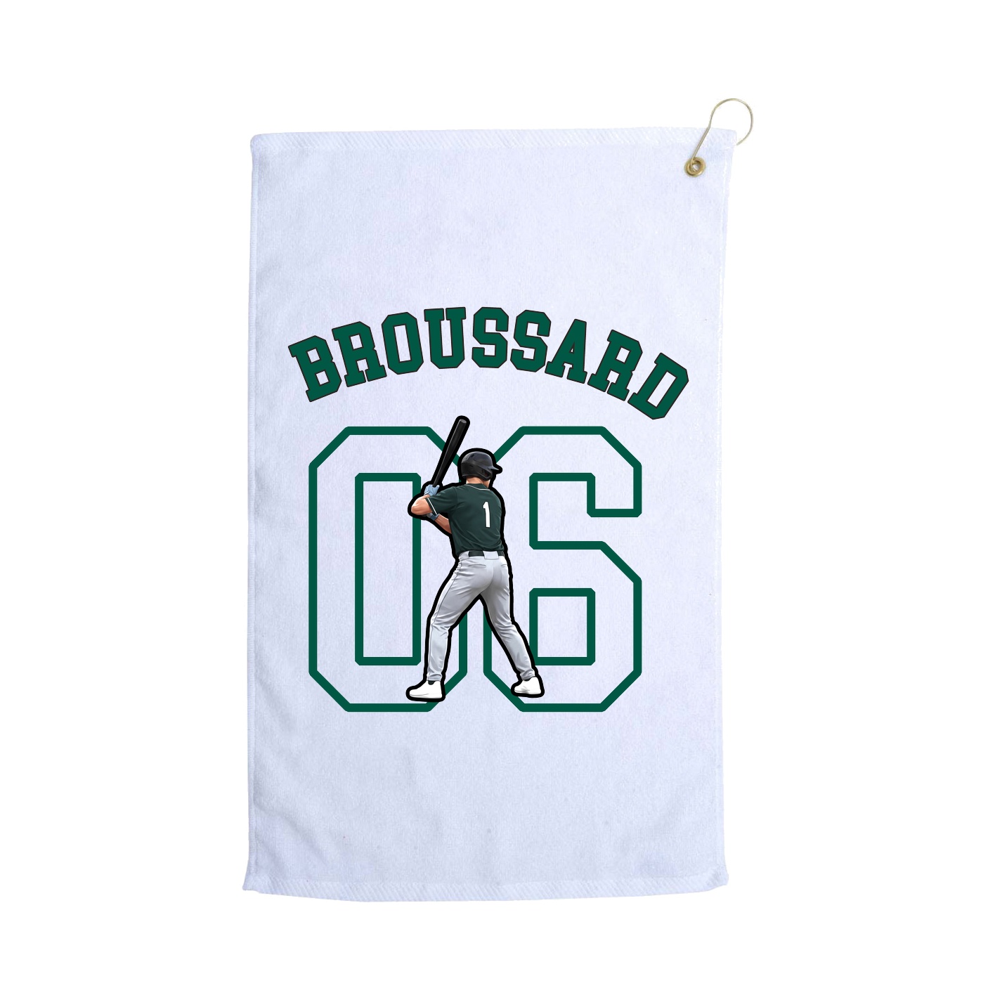 Golf Towel — Shirsey Arch in White