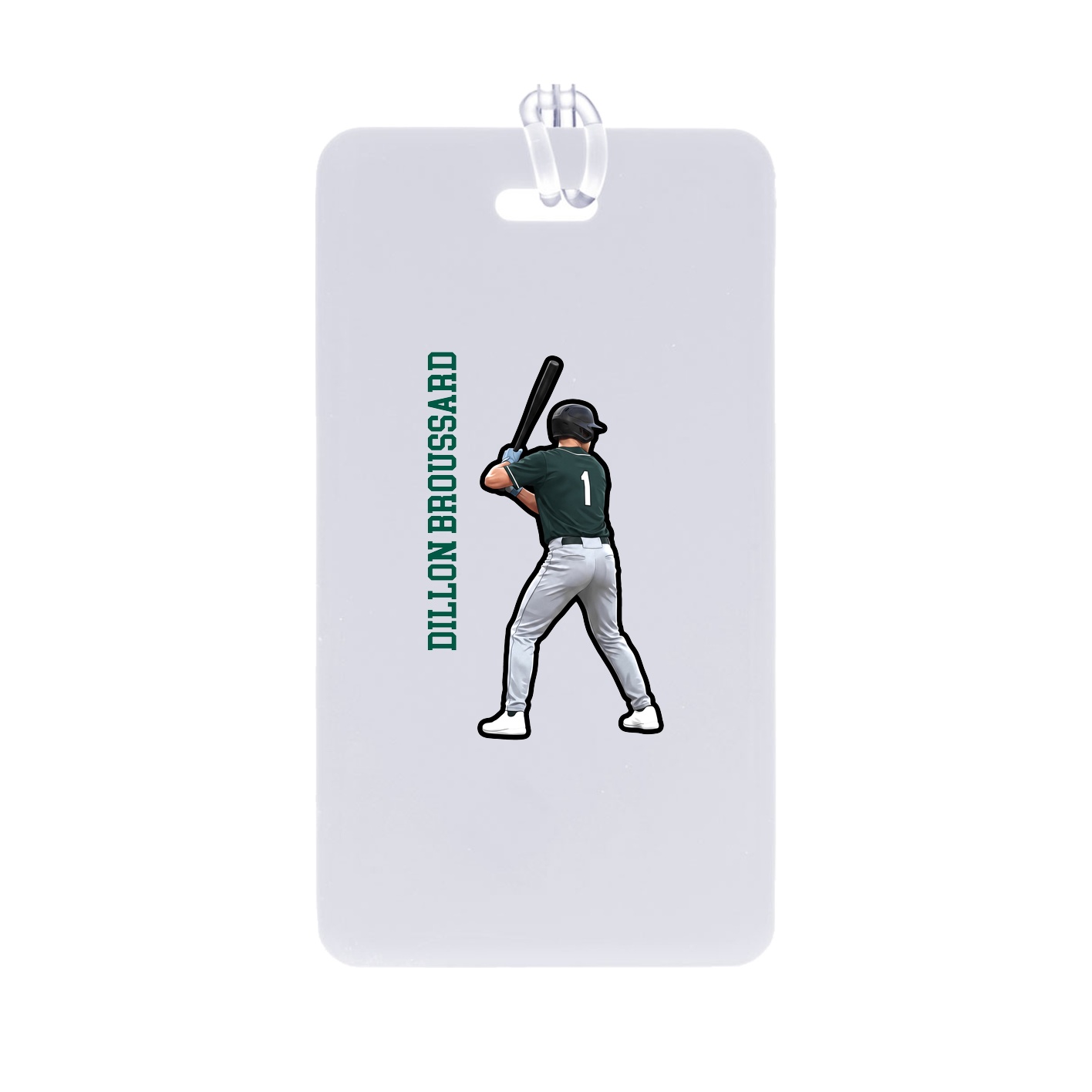 Bag Tag — Name Vertical in Classic