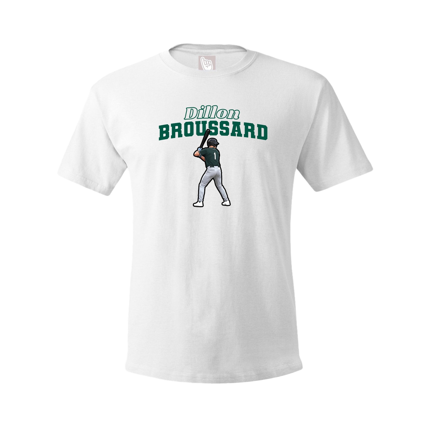 Tee — Name Arch in White