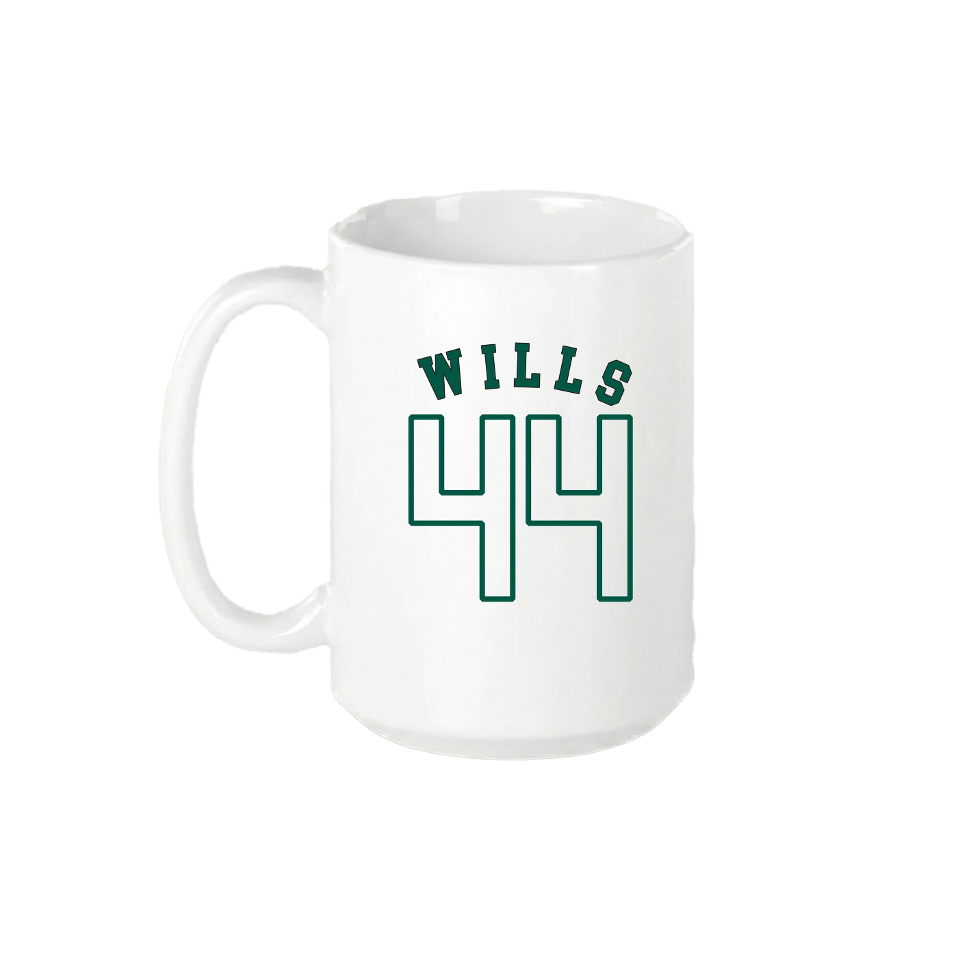 15oz Coffee Mug — Shirsey Arch in White