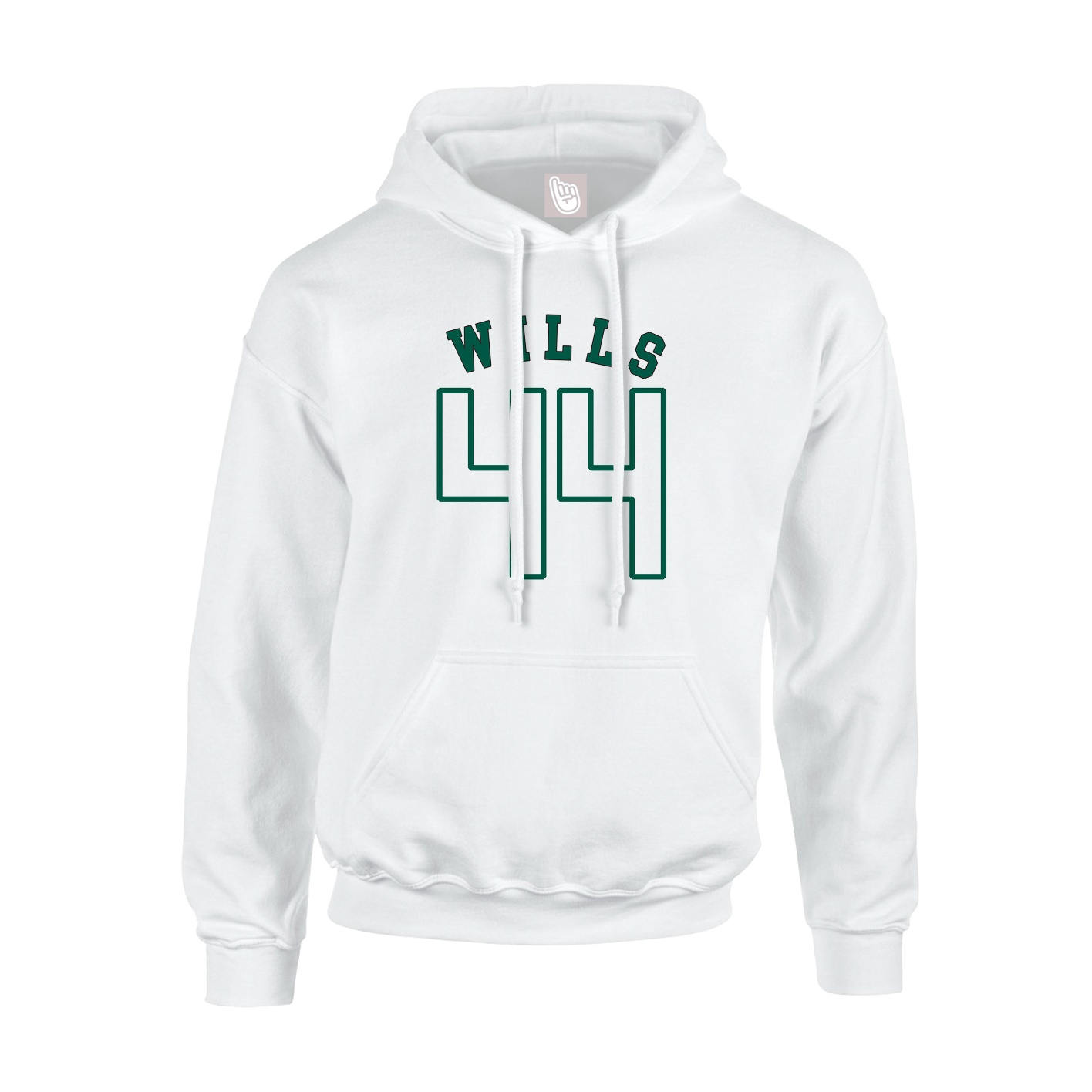 Youth Hoodie — Shirsey Arch in White