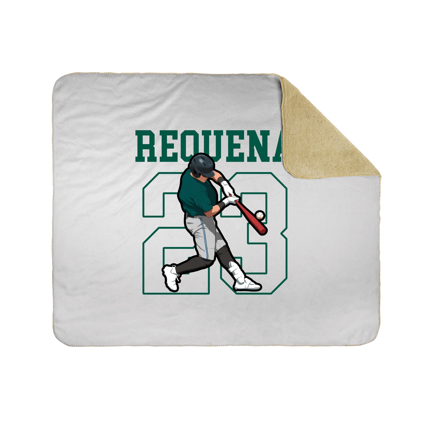 50x60 Sherpa Lined Throw Blanket