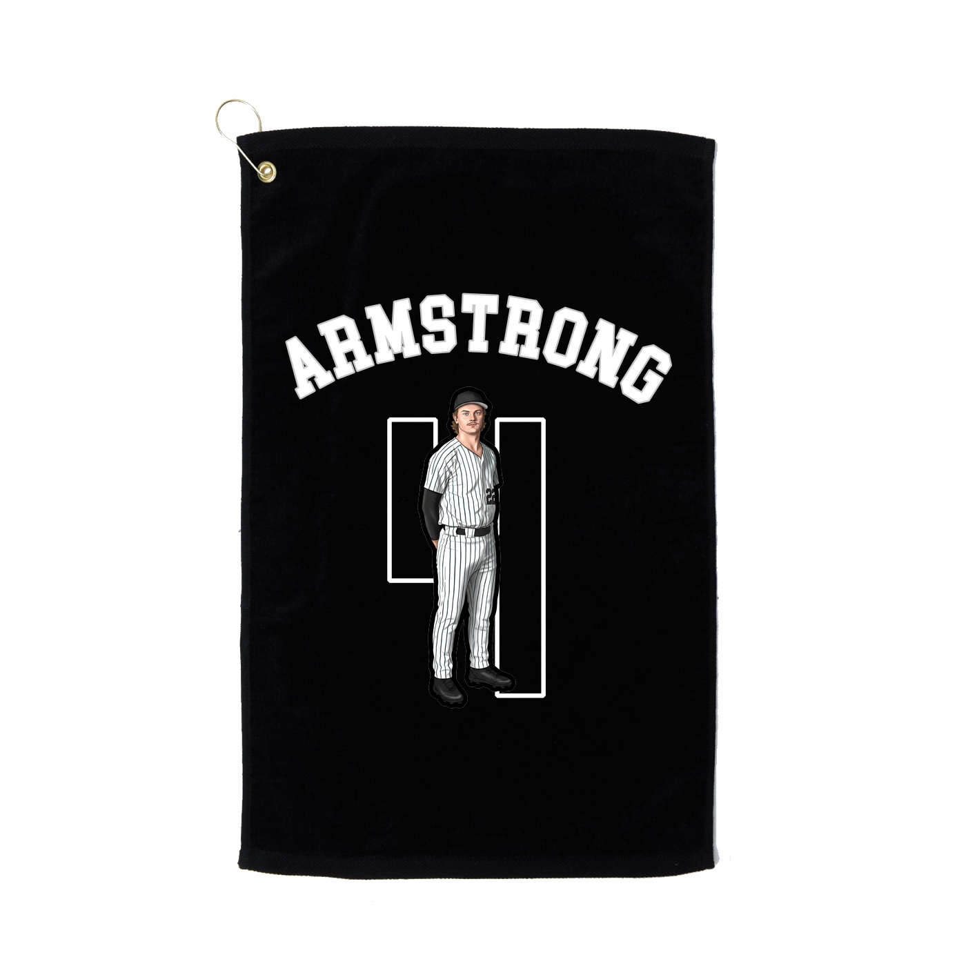 Golf Towel — Shirsey Arch in Black