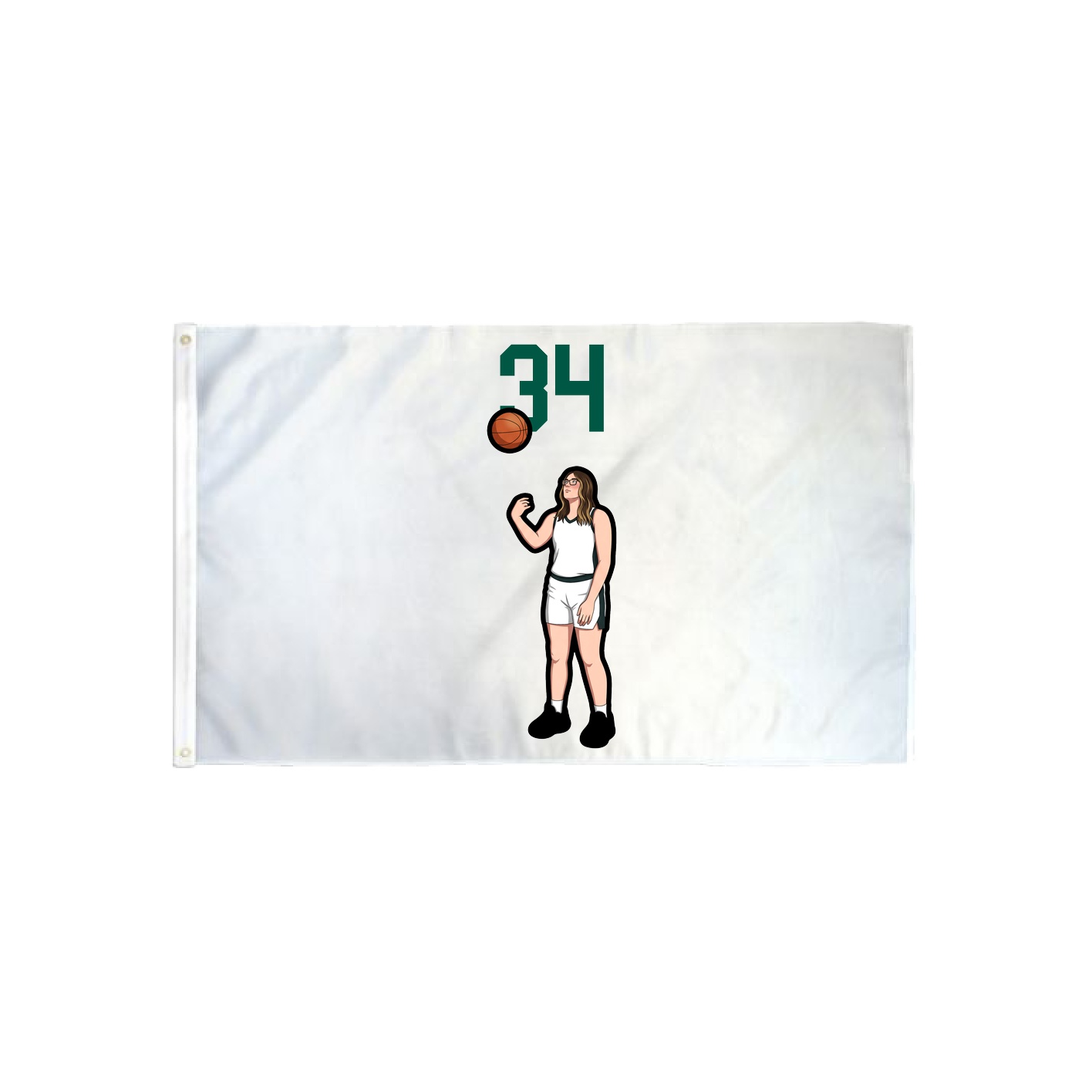 3x5 Flag — Number Top in Classic