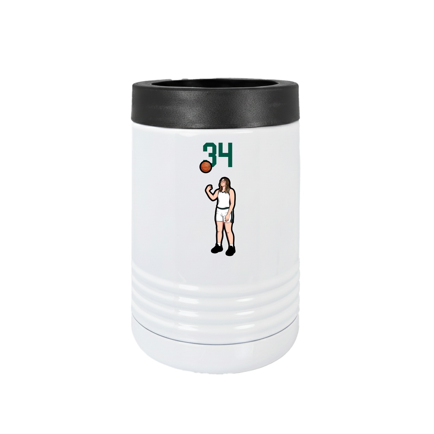 Beverage Holder — Number Top in White
