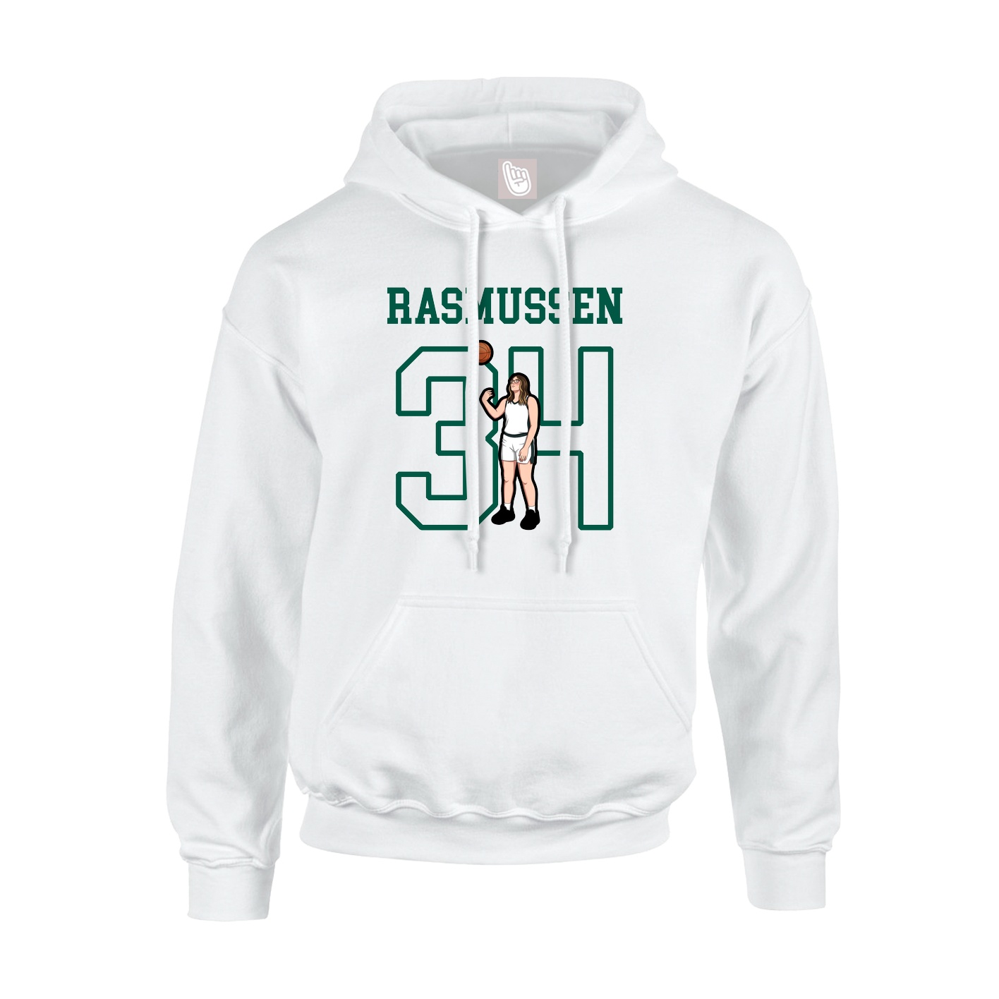 Youth Hoodie — Shirsey in White