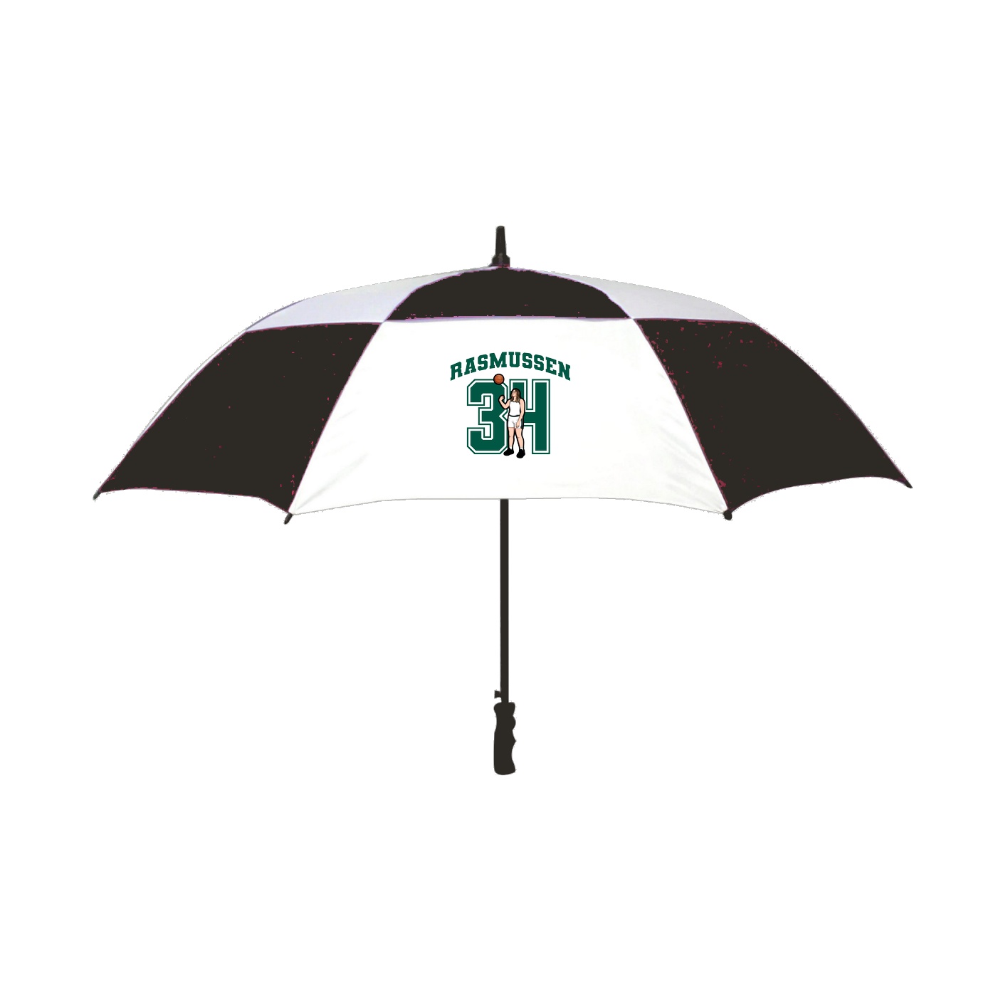 Golf Umbrella — Number in Black