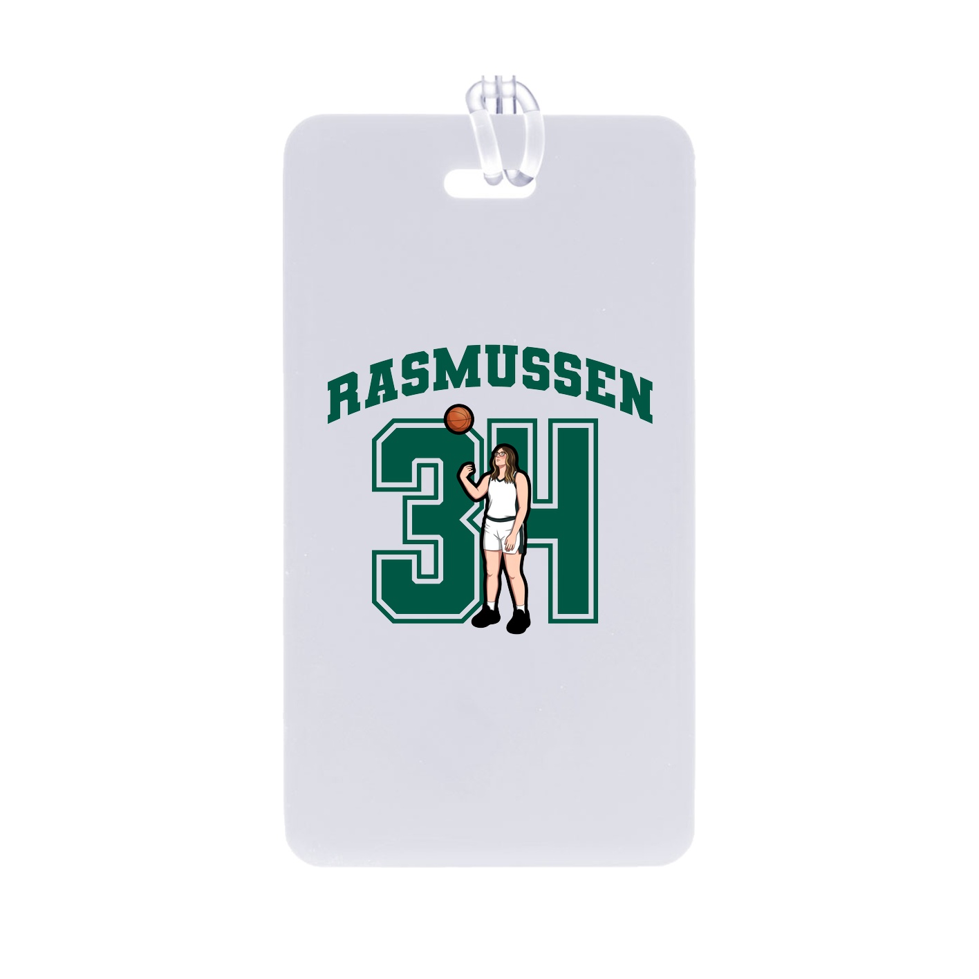 Bag Tag — Number in Classic