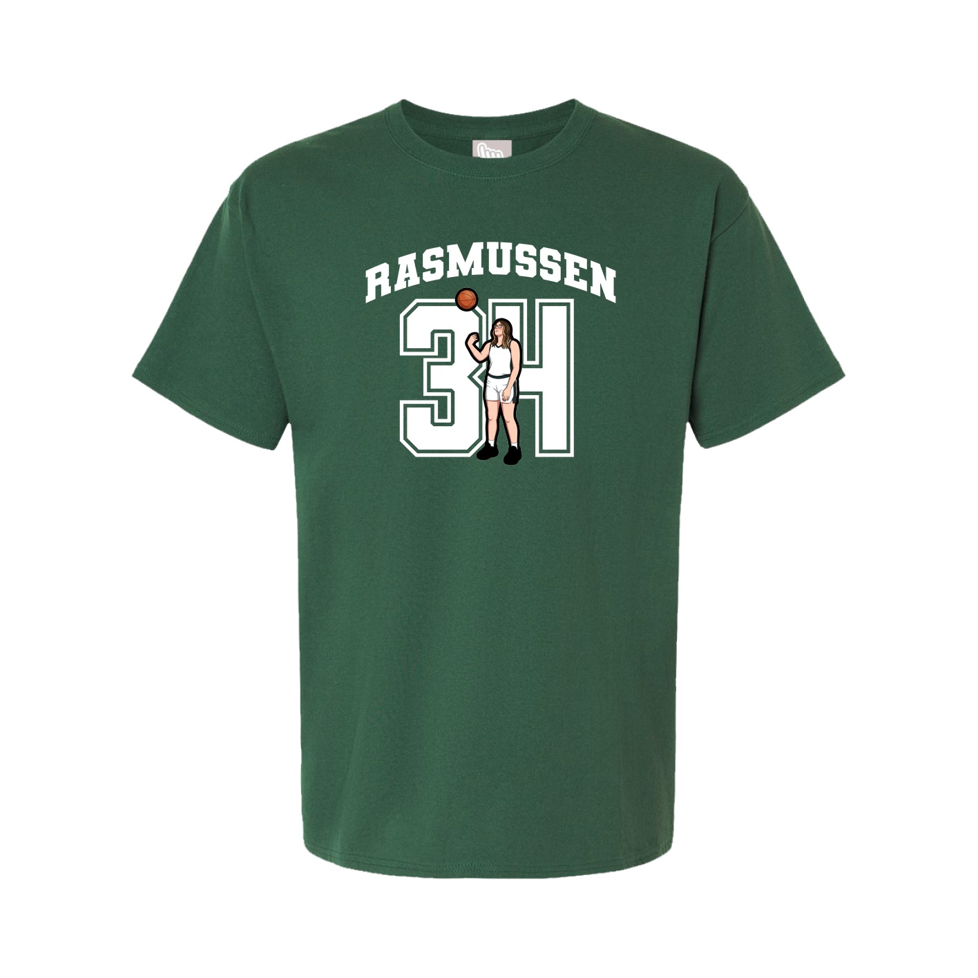 Tee — Number in Green