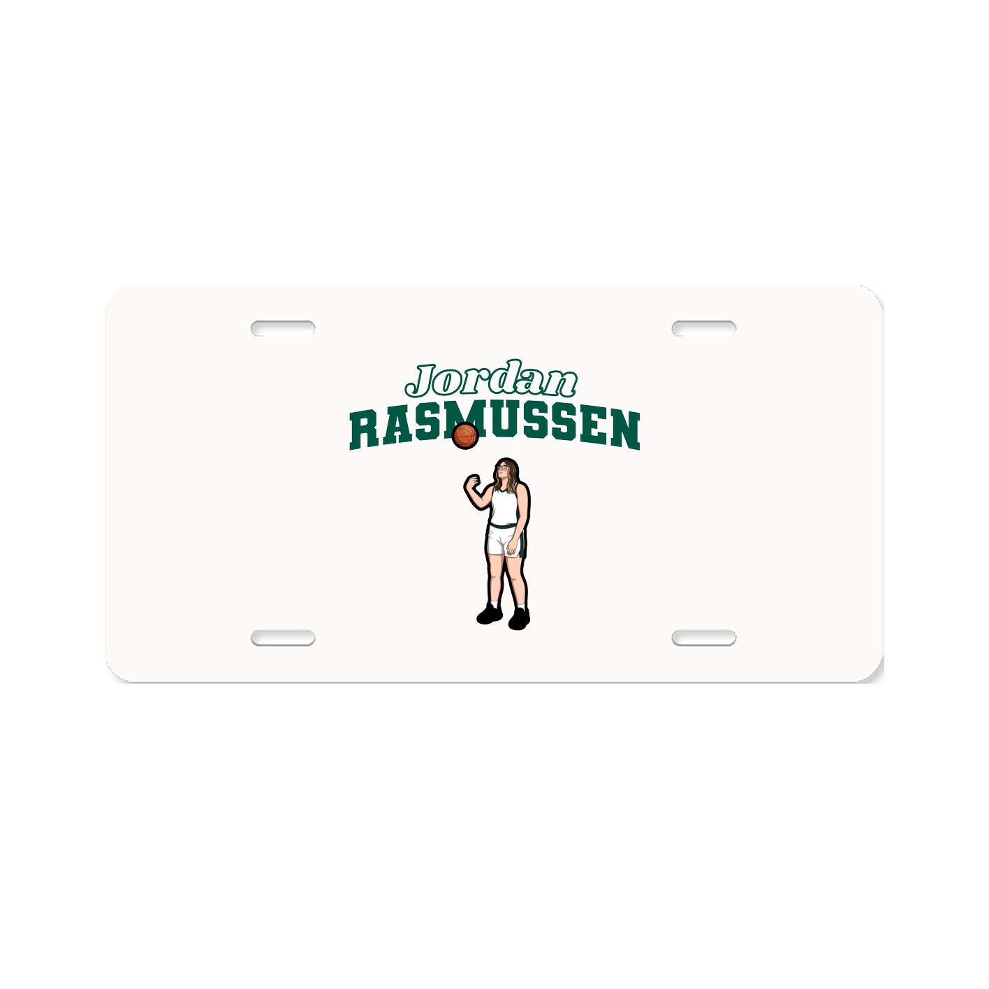 License Plate — Name Arch in Classic
