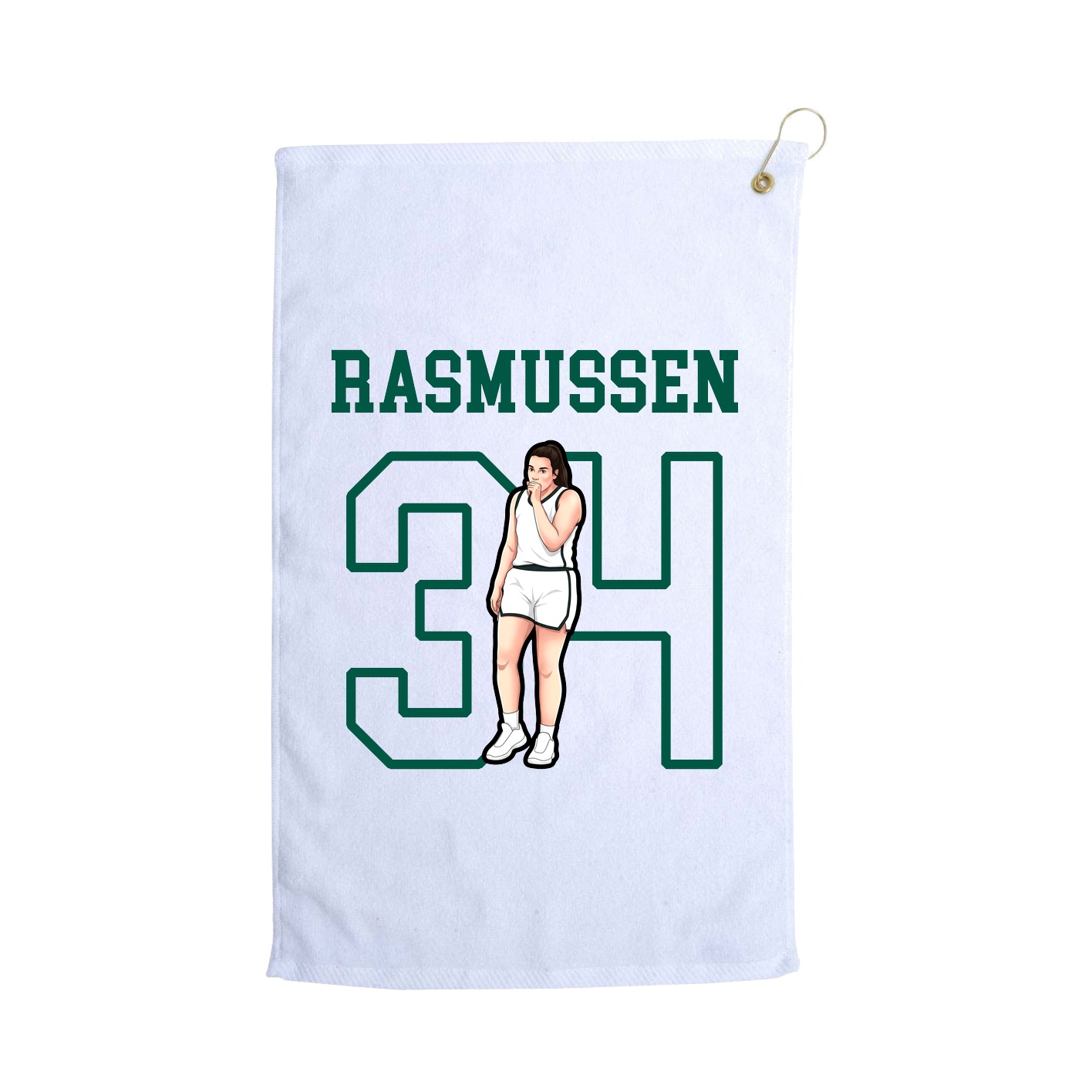 Golf Towel — Shirsey in White