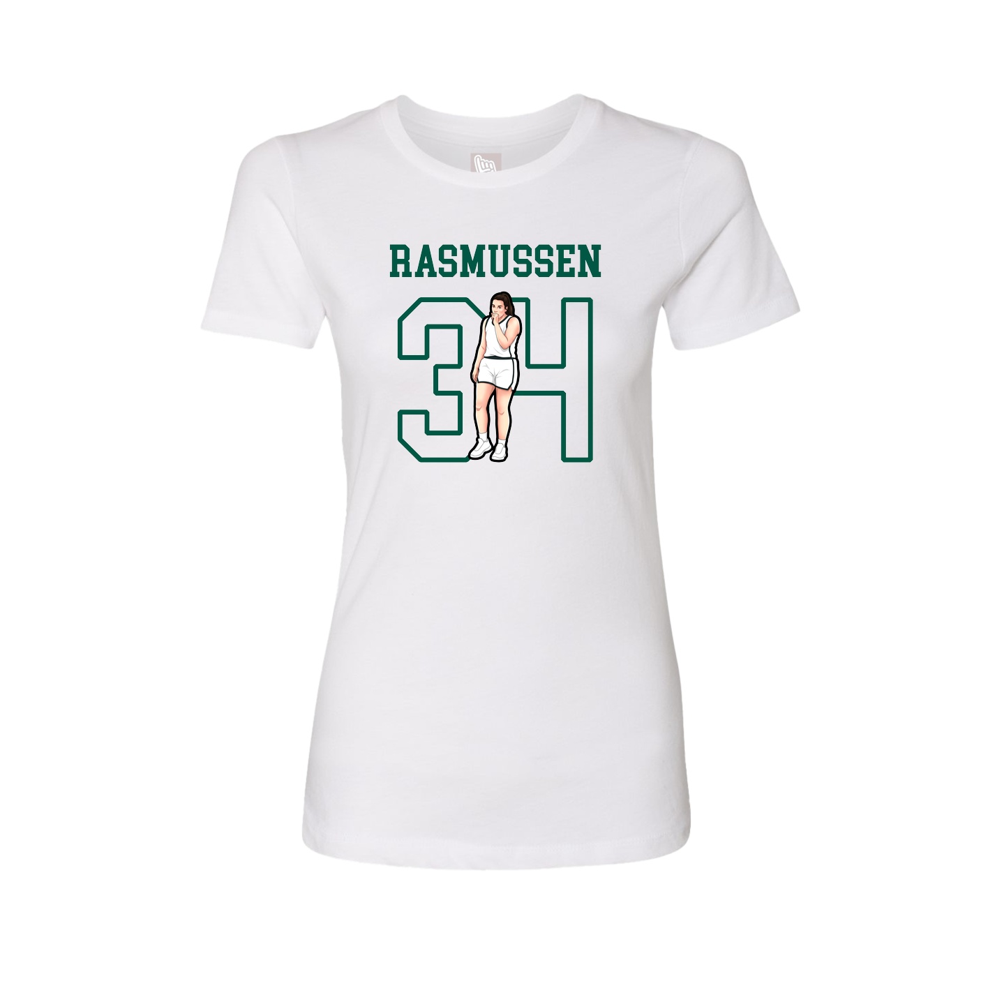 Fitted Women's Tee — Shirsey in White