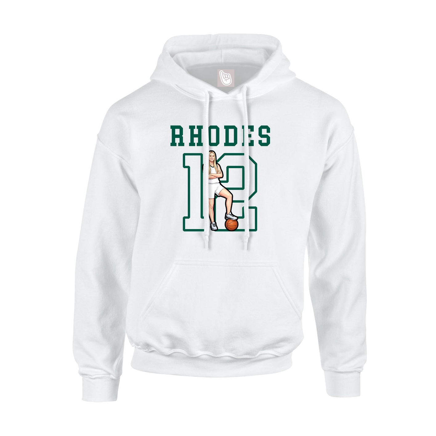 Youth Hoodie — Shirsey in White