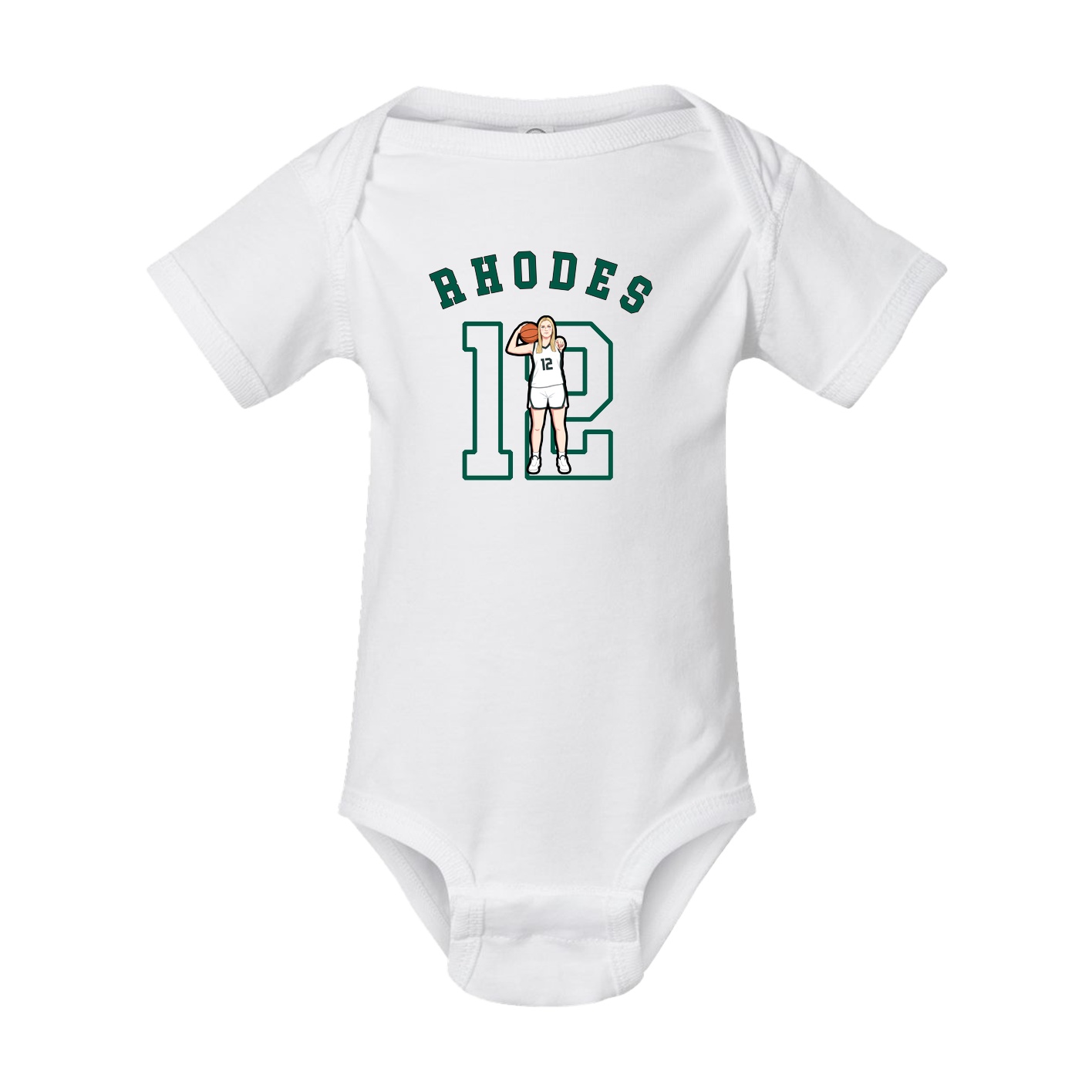 Baby Onesie — Shirsey Arch in White