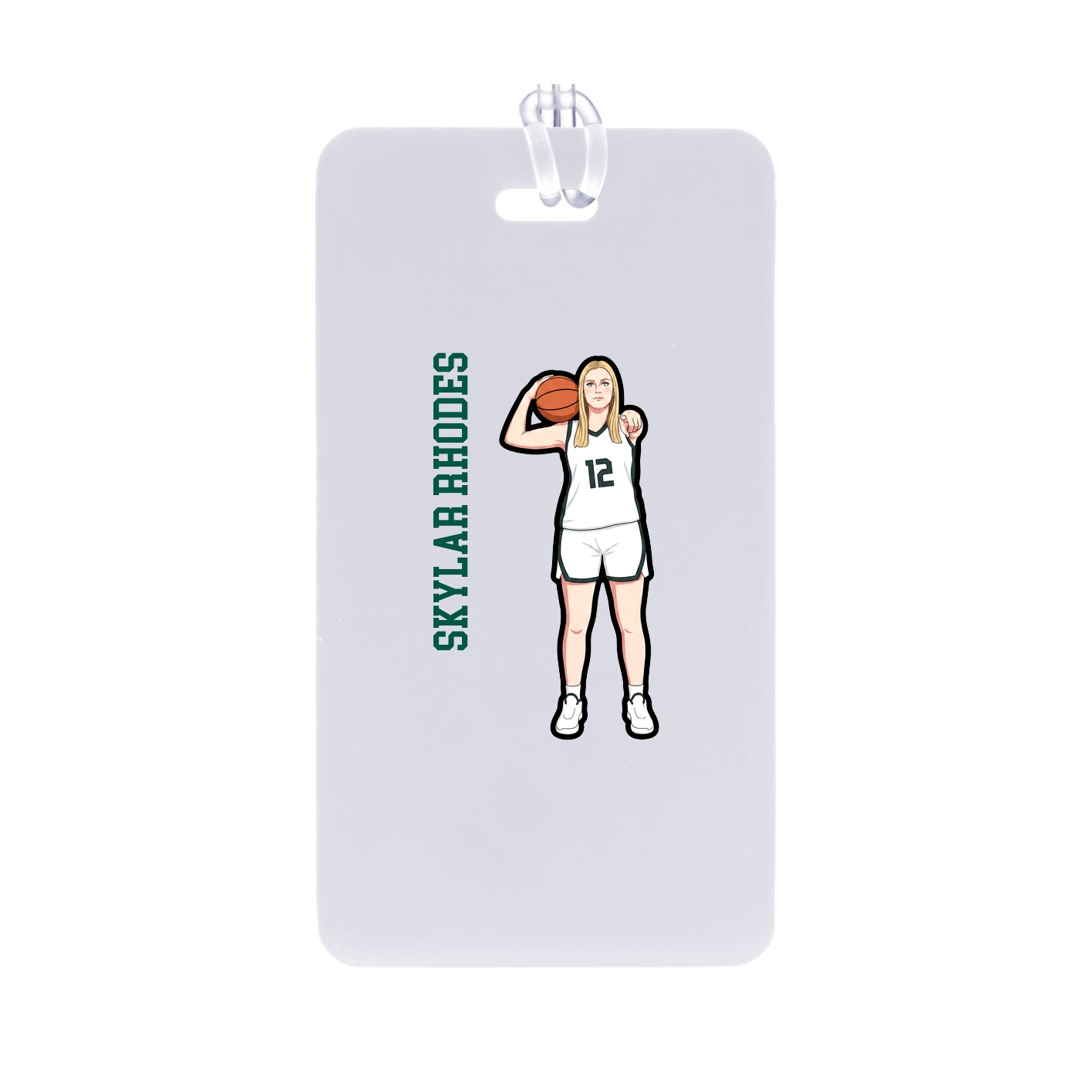 Bag Tag — Name Vertical in Classic