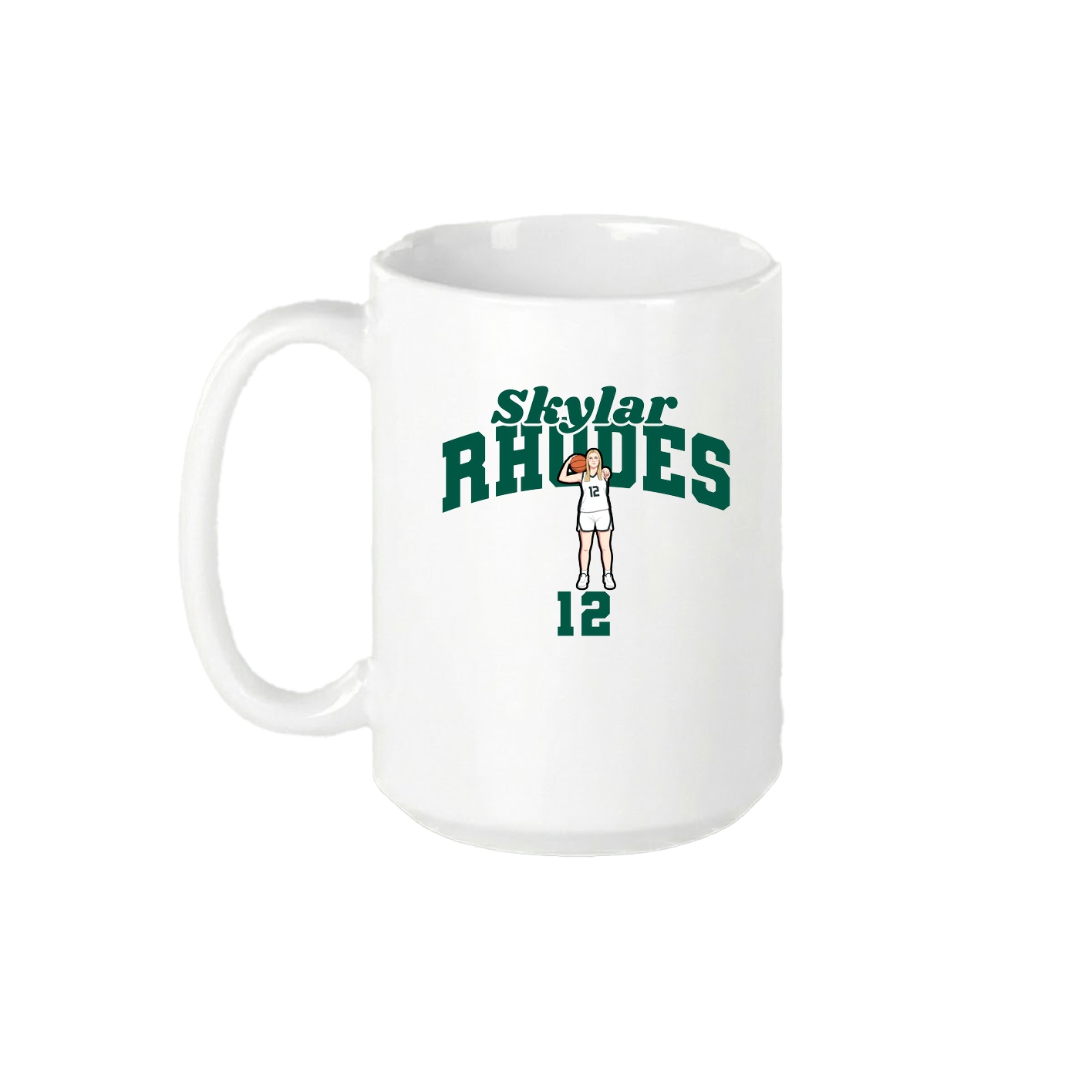 15oz Coffee Mug — Signature Arch in White