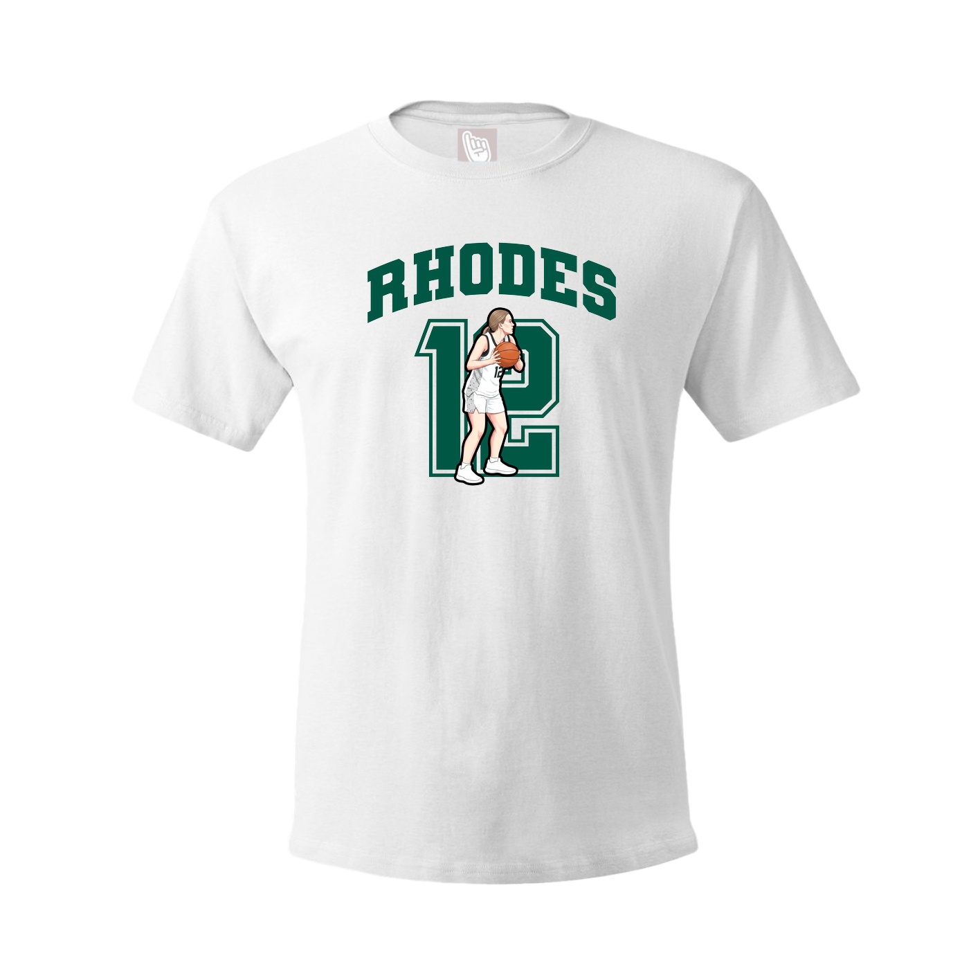 Tee — Number in White
