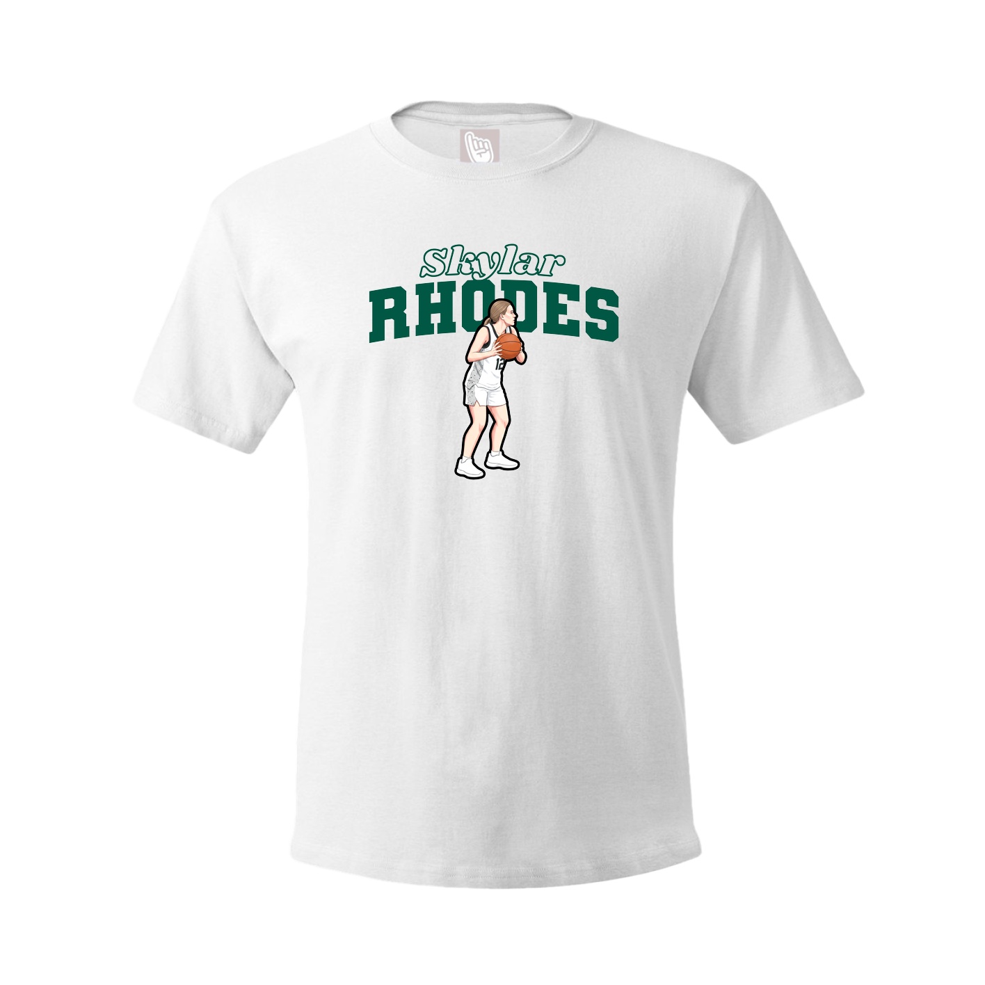 Tee — Name Arch in White