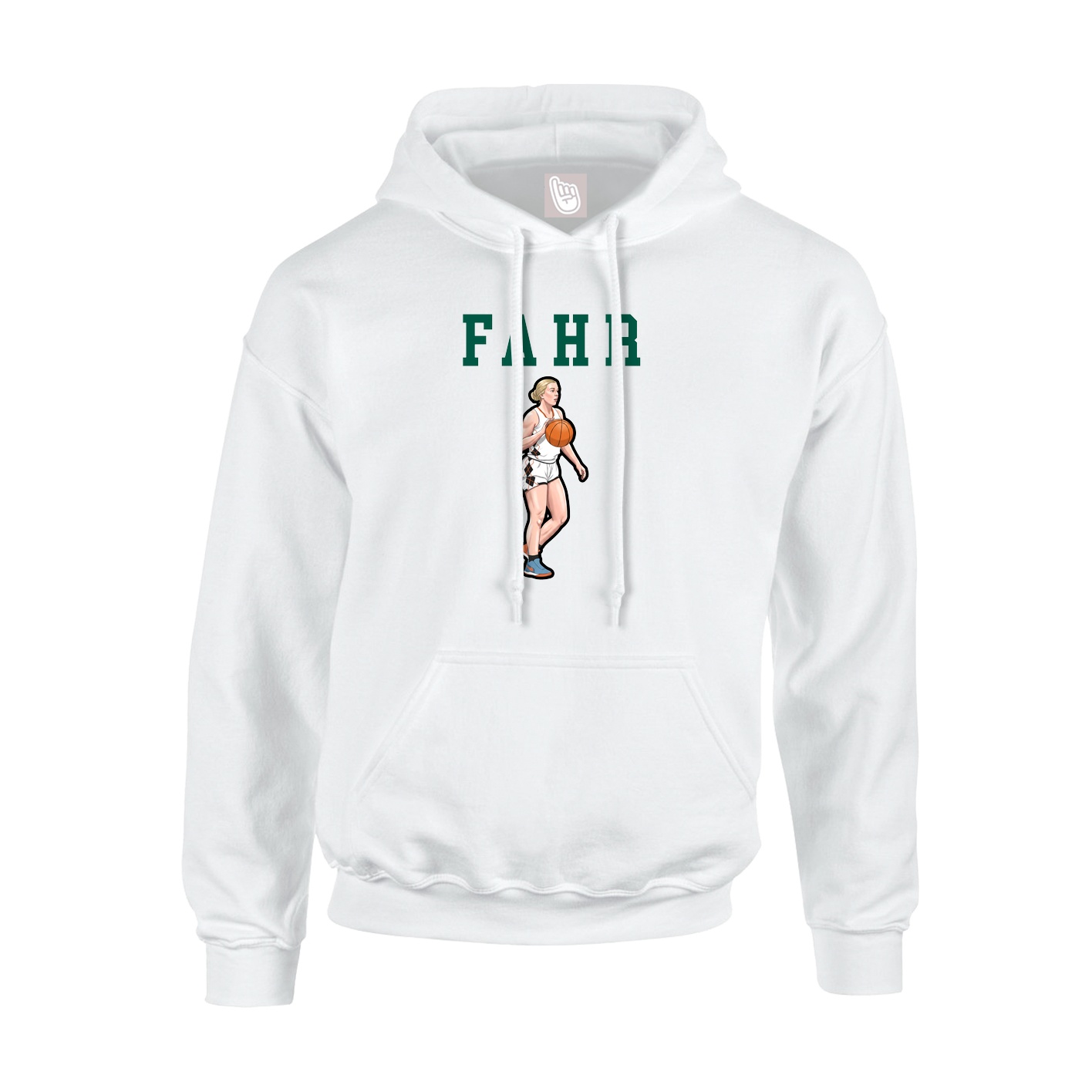 Hoodie — Shirsey in White