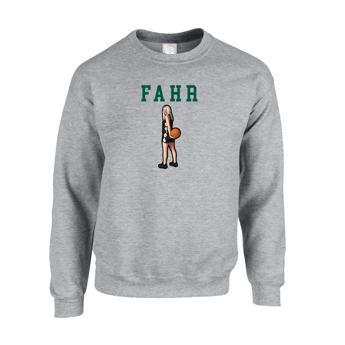 Fleece Crew — Shirsey in Grey