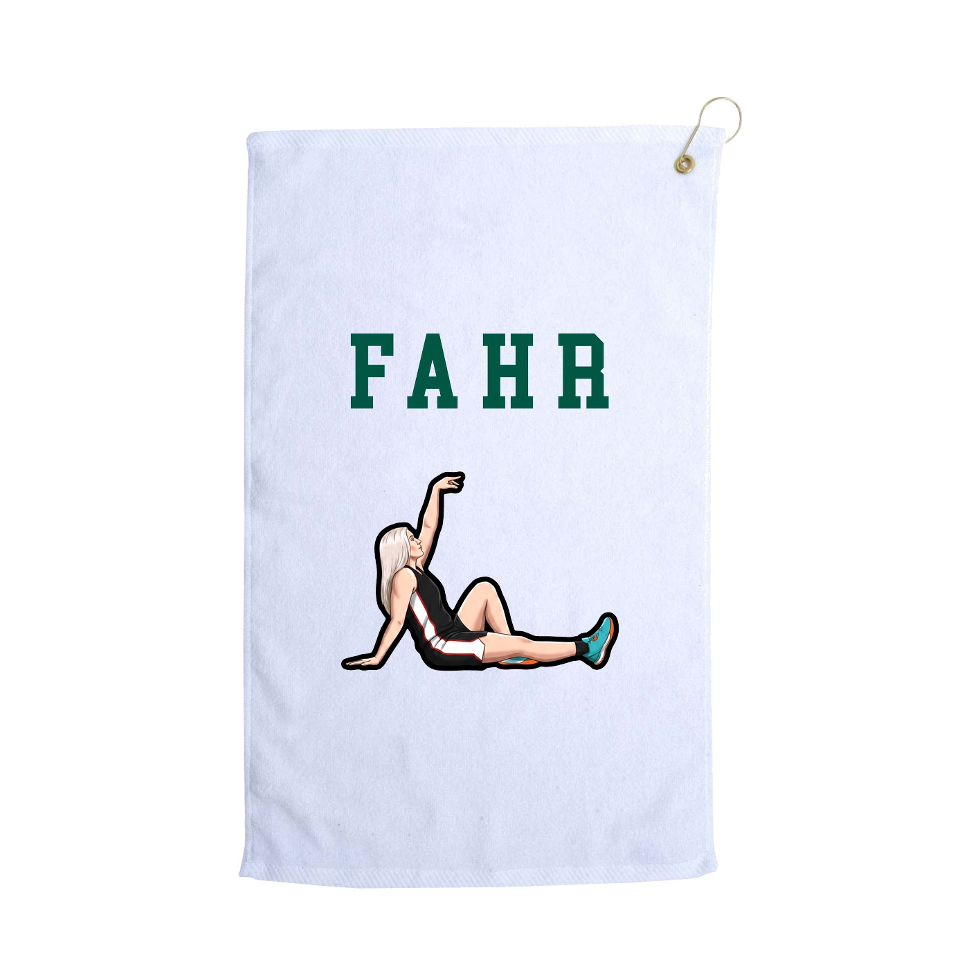 Golf Towel — Shirsey in White