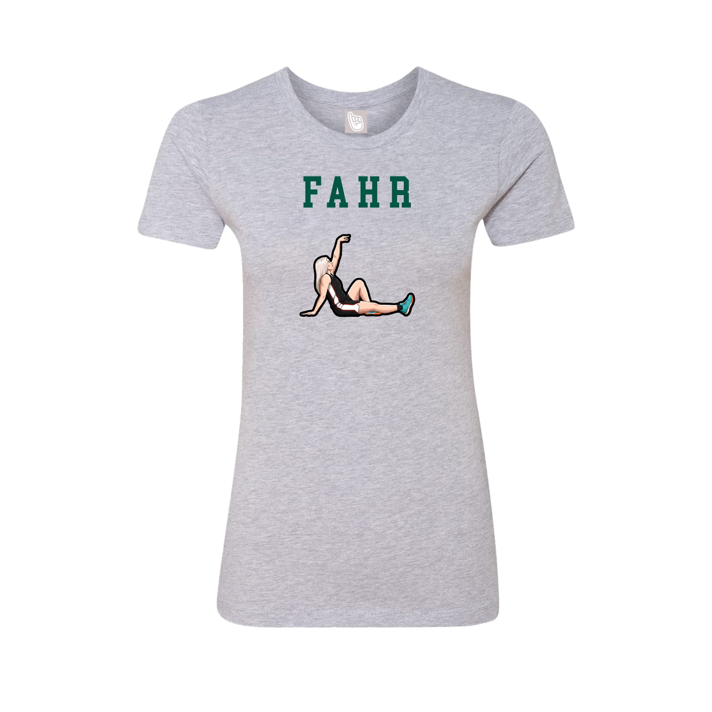 Fitted Women's Tee — Shirsey in Grey