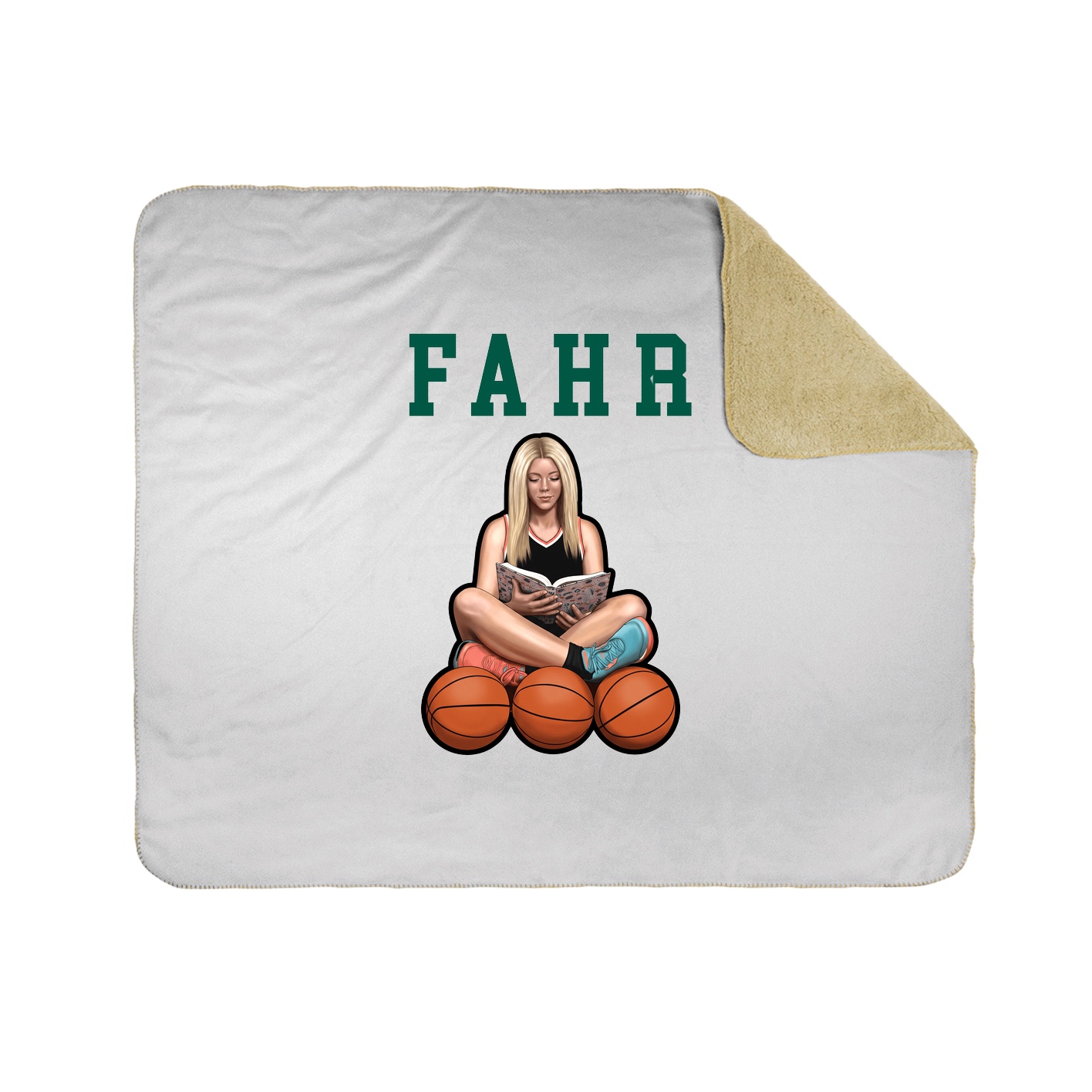 Throw Blanket — Shirsey in White