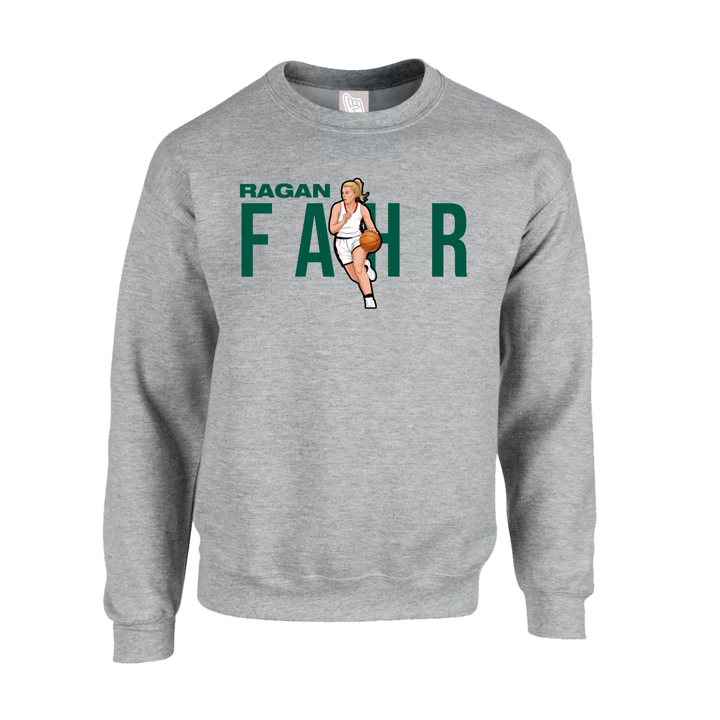 Fleece Crew — Player Name in Grey