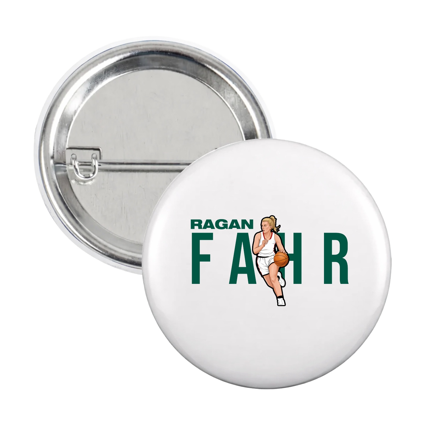 Game Day Button — Player Name in White