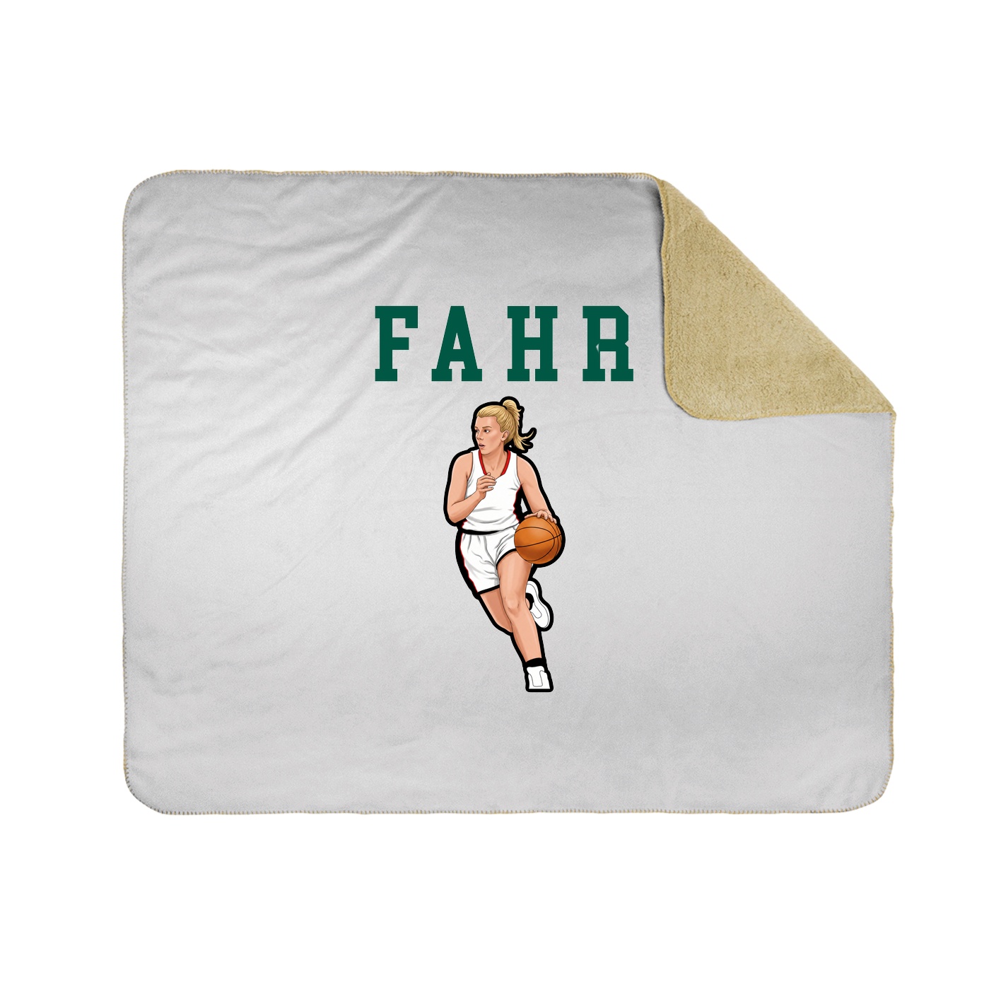 Throw Blanket — Shirsey in White